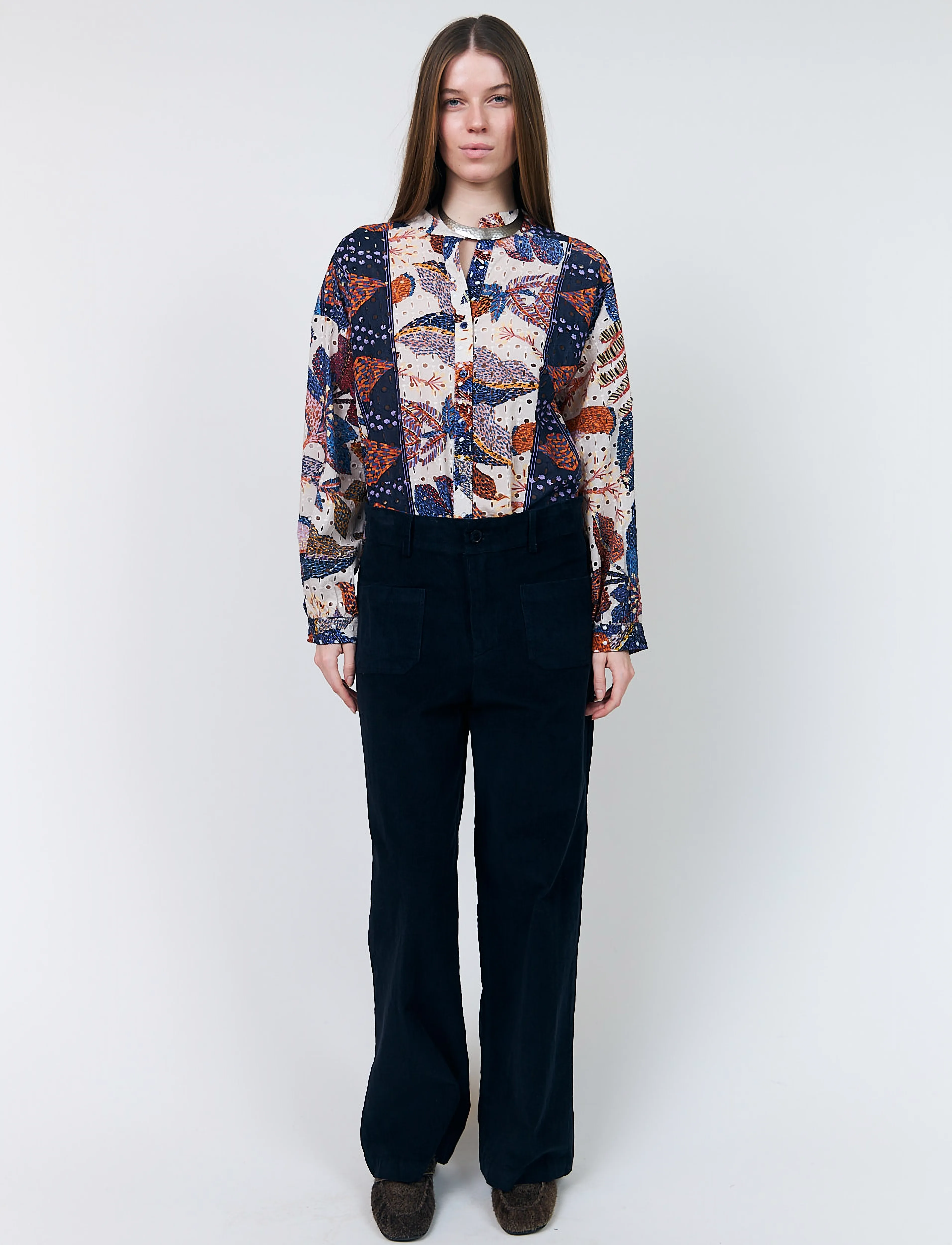 Lollys Laundry Scottiell Shirt Ls, L, Multi/patterned, Skjorter > Langærmede, Dame