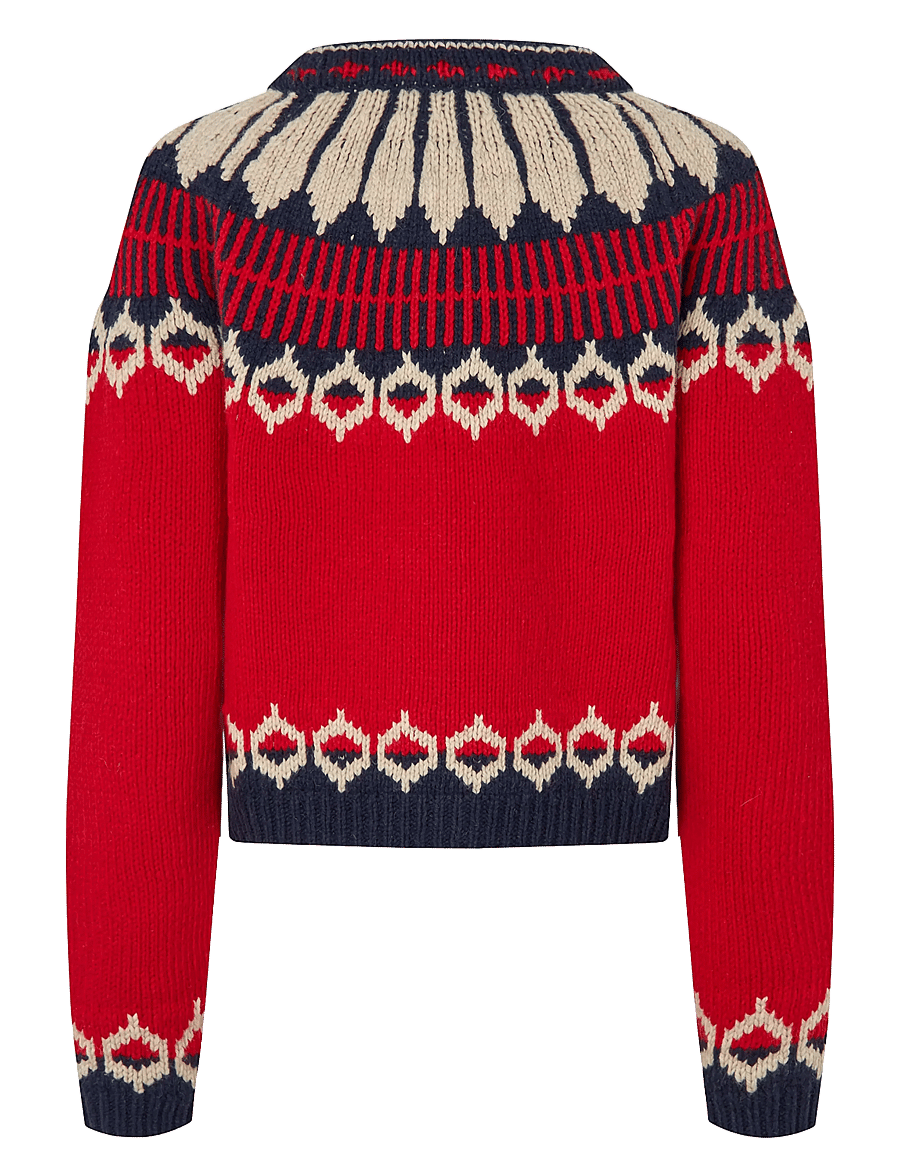 Lollys Laundry - ClareLL Knit Cardigan - cardigans - red - 2