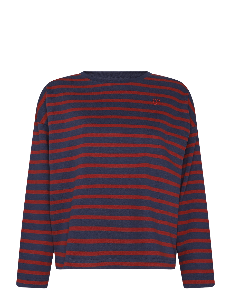 Lollys Laundry - DemiLL Sweatshirt LS - sweatshirts - bordeaux - 1