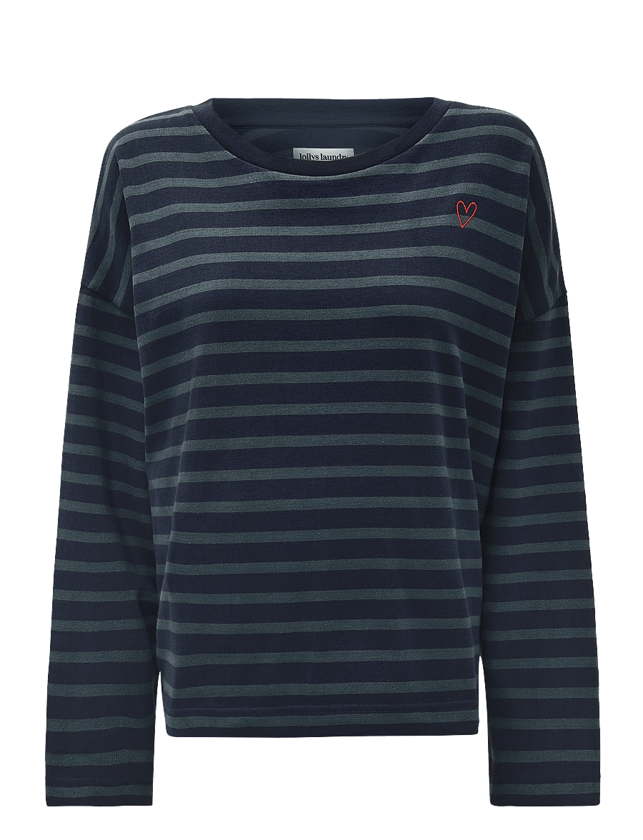 Lollys Laundry - DemiLL Sweatshirt LS - fashion trends - dark blue - 1