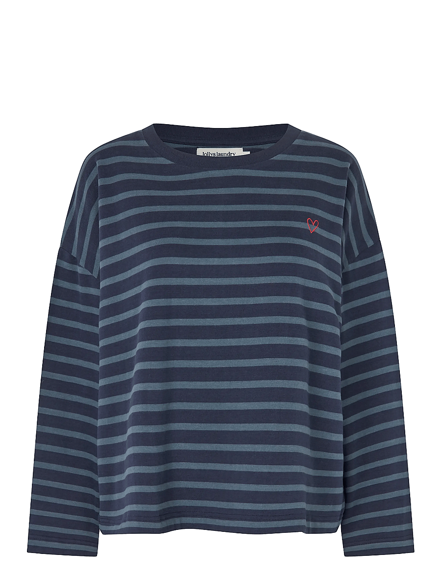 Lollys Laundry - DemiLL Sweatshirt LS - modetrender - dark blue - 1