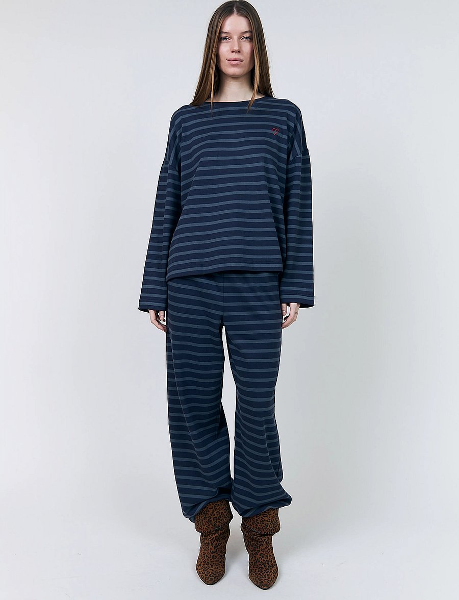Lollys Laundry - DemiLL Sweatshirt LS - modetrender - dark blue - 0