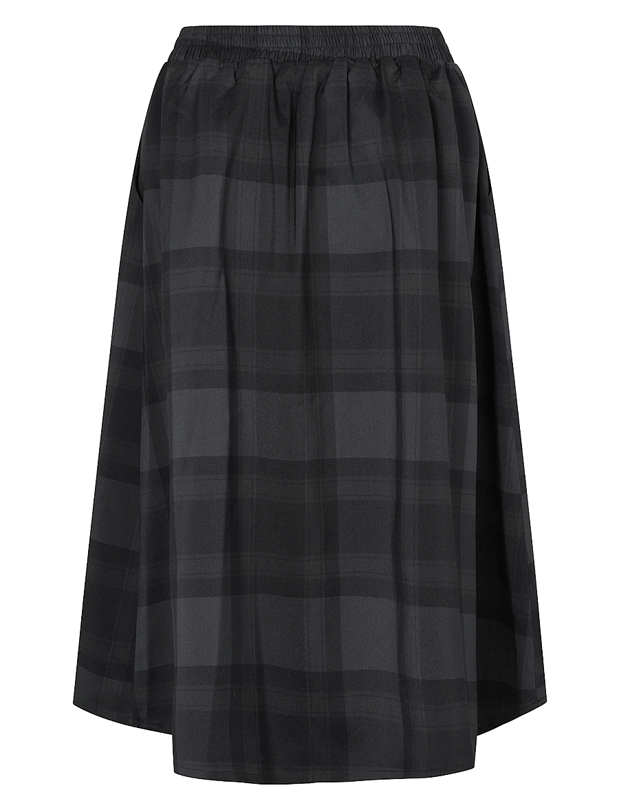 Lollys Laundry - EllaLL Midi Skirt - midi skirts - dark grey - 2