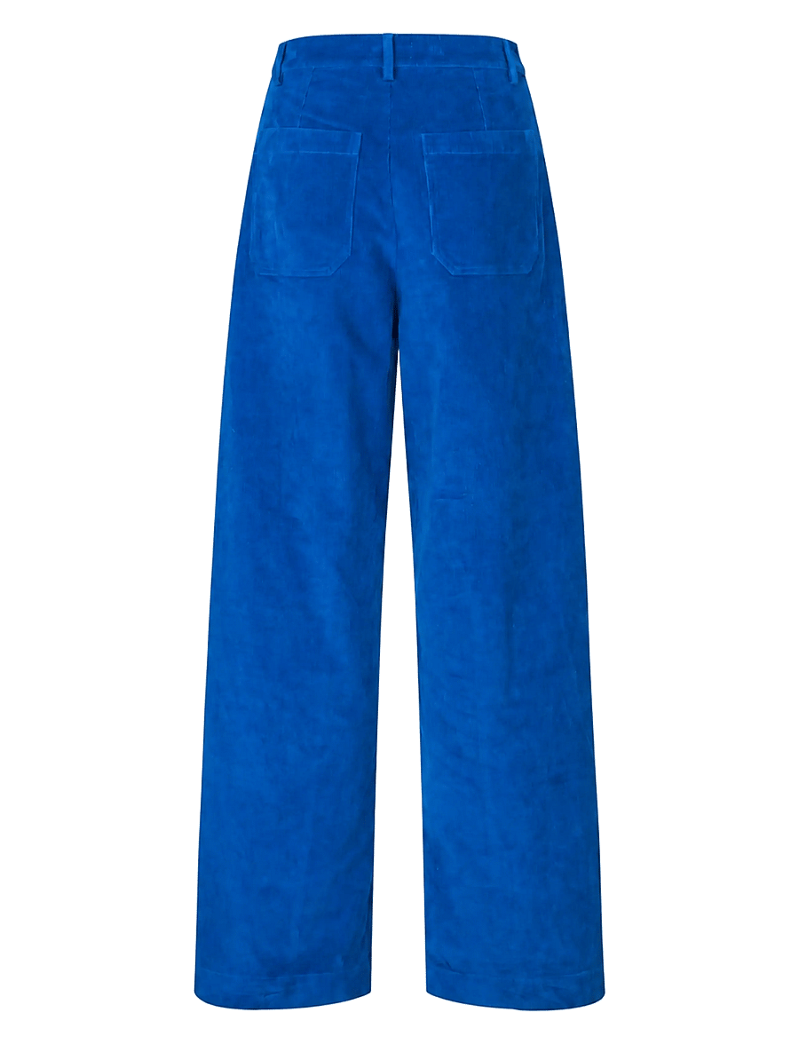 Lollys Laundry - RingoLL Pants - hosen mit weitem bein - neon blue - 2