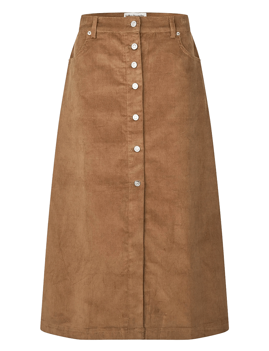 Lollys Laundry - UnaLL Maxi Skirt - maxi nederdele - hazel - 1