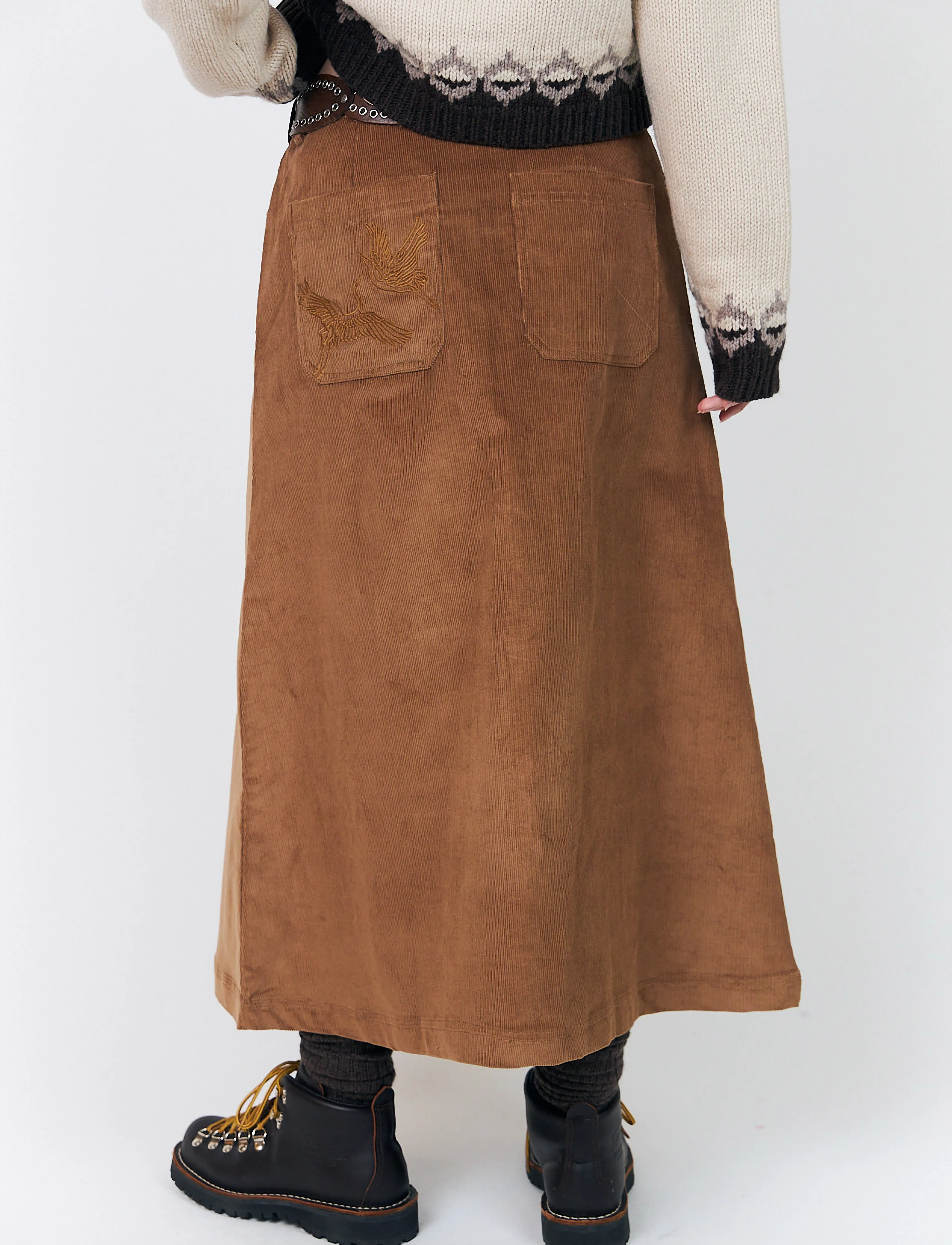 Lollys Laundry - UnaLL Maxi Skirt - maxi nederdele - hazel - 3