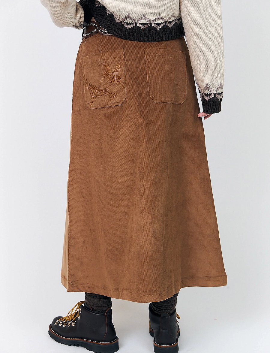 Lollys Laundry - UnaLL Maxi Skirt - maxi nederdele - hazel - 3