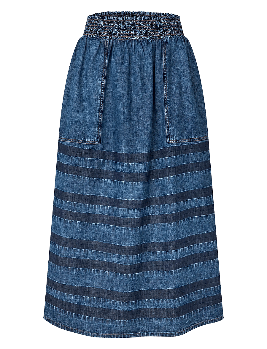 Lollys Laundry - AmondLL Maxi Skirt - blue - 0