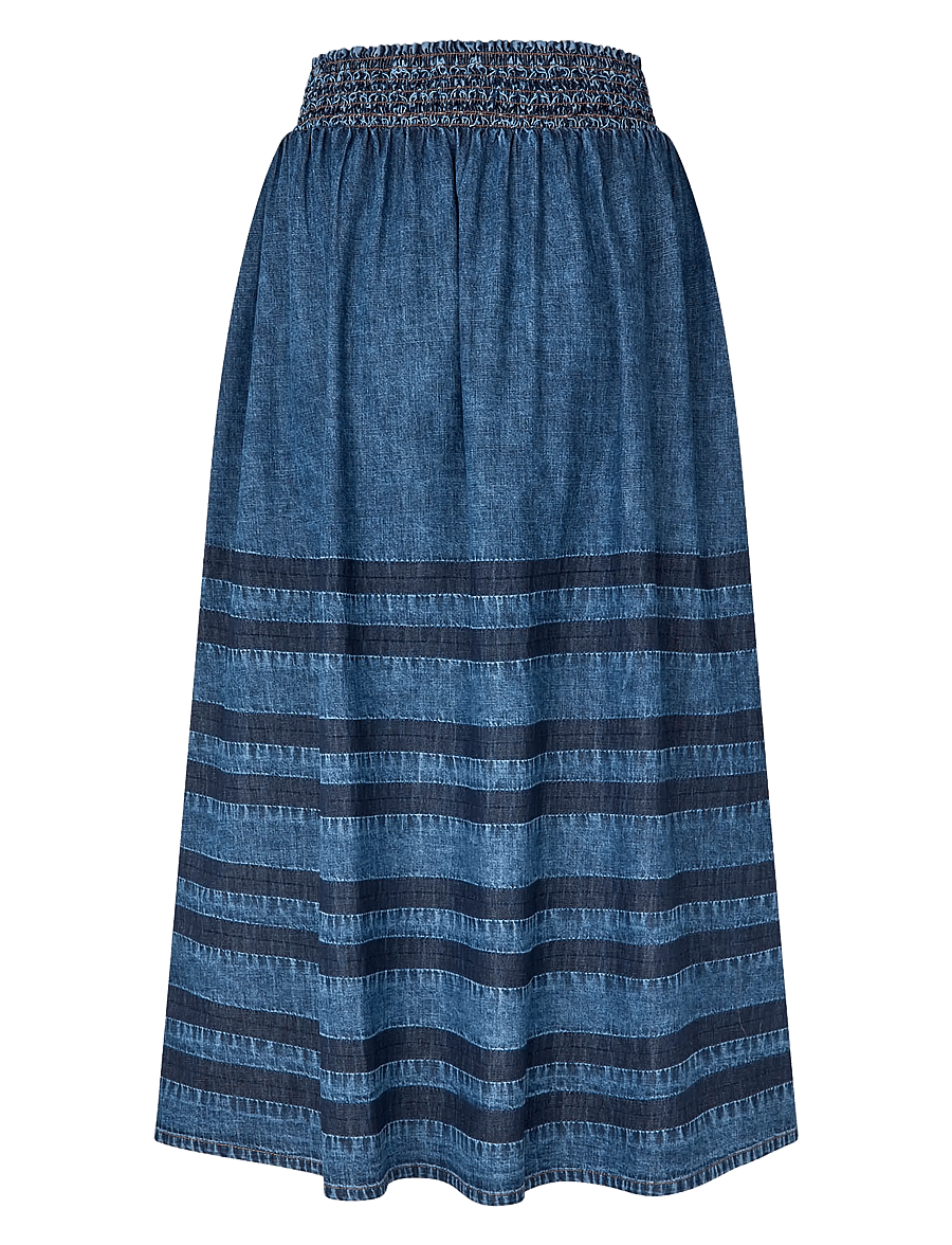Lollys Laundry - AmondLL Maxi Skirt - jeanskjolar - blue - 2