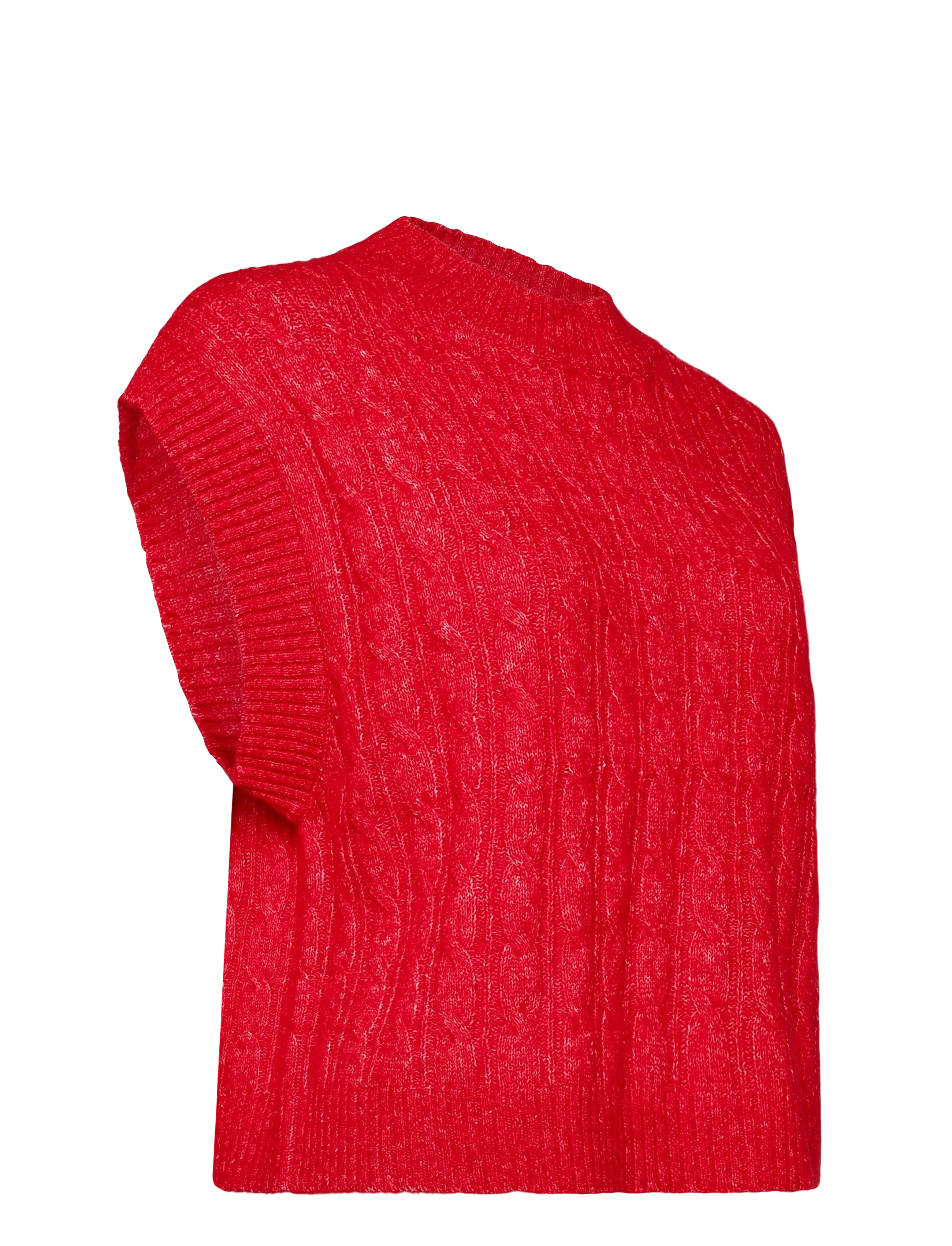 Lollys Laundry - FinnLL Knit Vest SL - stickade västar - red - 4
