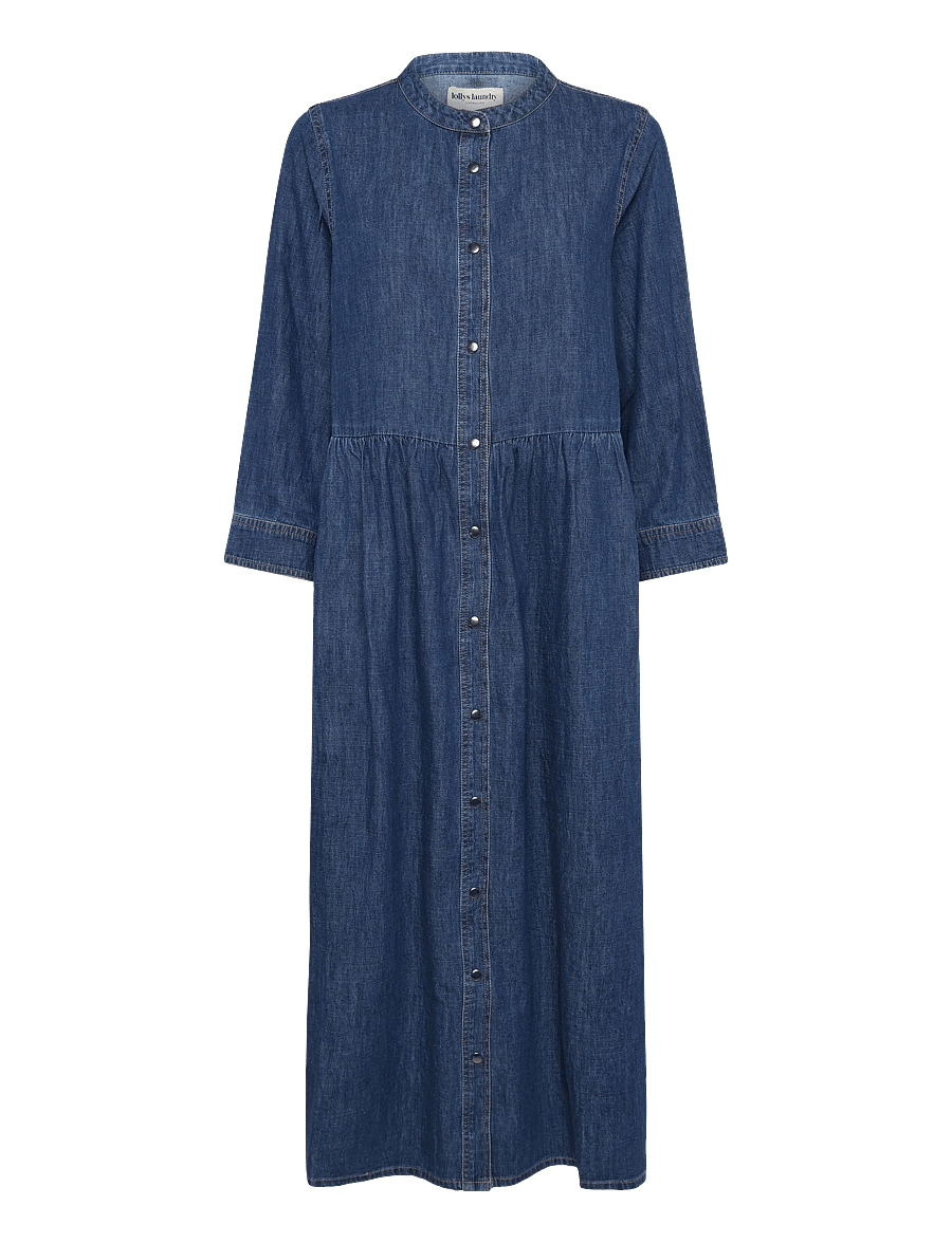 Lollys Laundry - AliyaLL Maxi Dress 3/4 - maxi kjoler - dark blue - 0