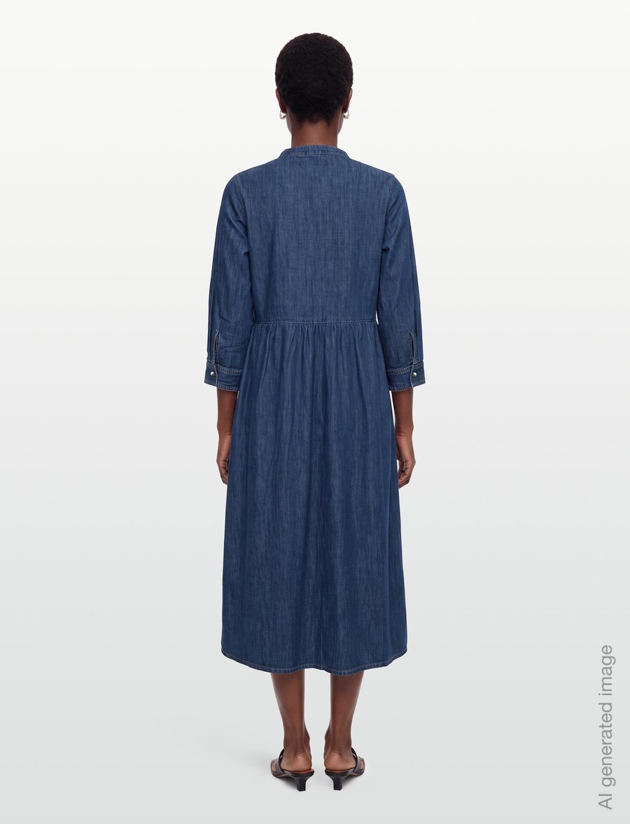 Lollys Laundry - AliyaLL Maxi Dress 3/4 - maxikleider - dark blue - 4