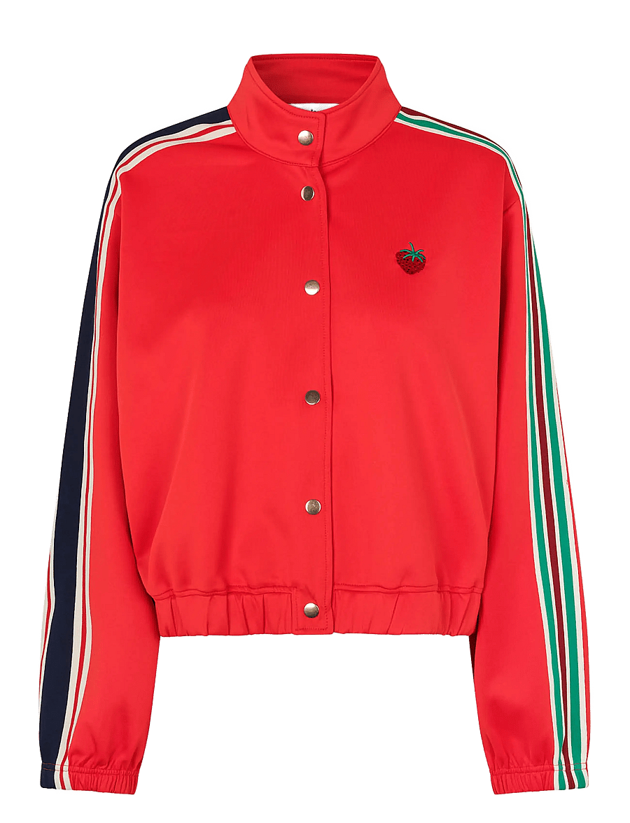 Lollys Laundry - BrooklynnLL Short Jacket LS - leichte jacken - red - 1