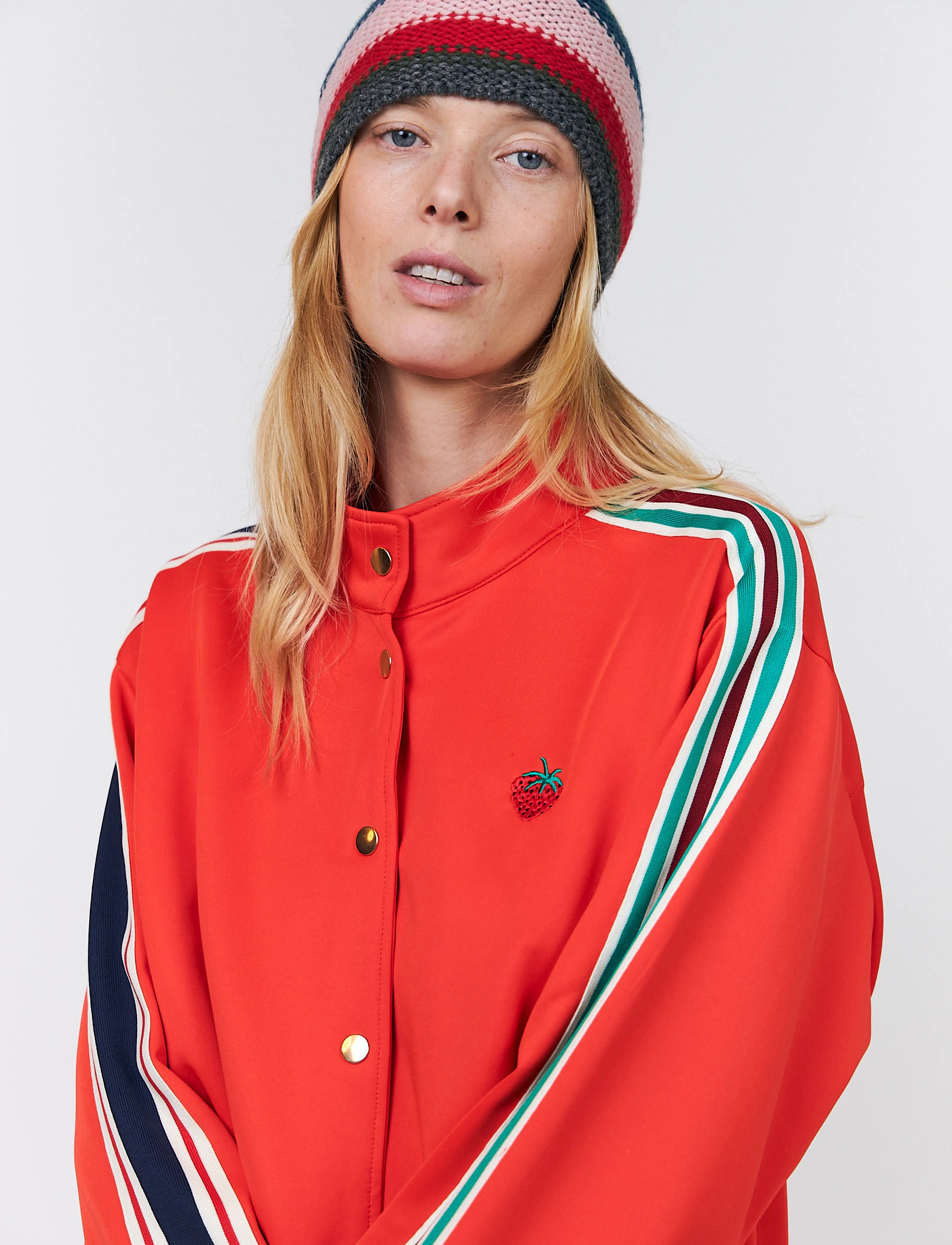 Lollys Laundry - BrooklynnLL Short Jacket LS - leichte jacken - red - 4