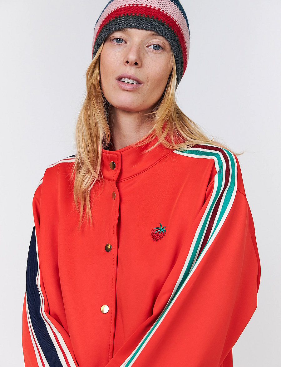Lollys Laundry - BrooklynnLL Short Jacket LS - leichte jacken - red - 4