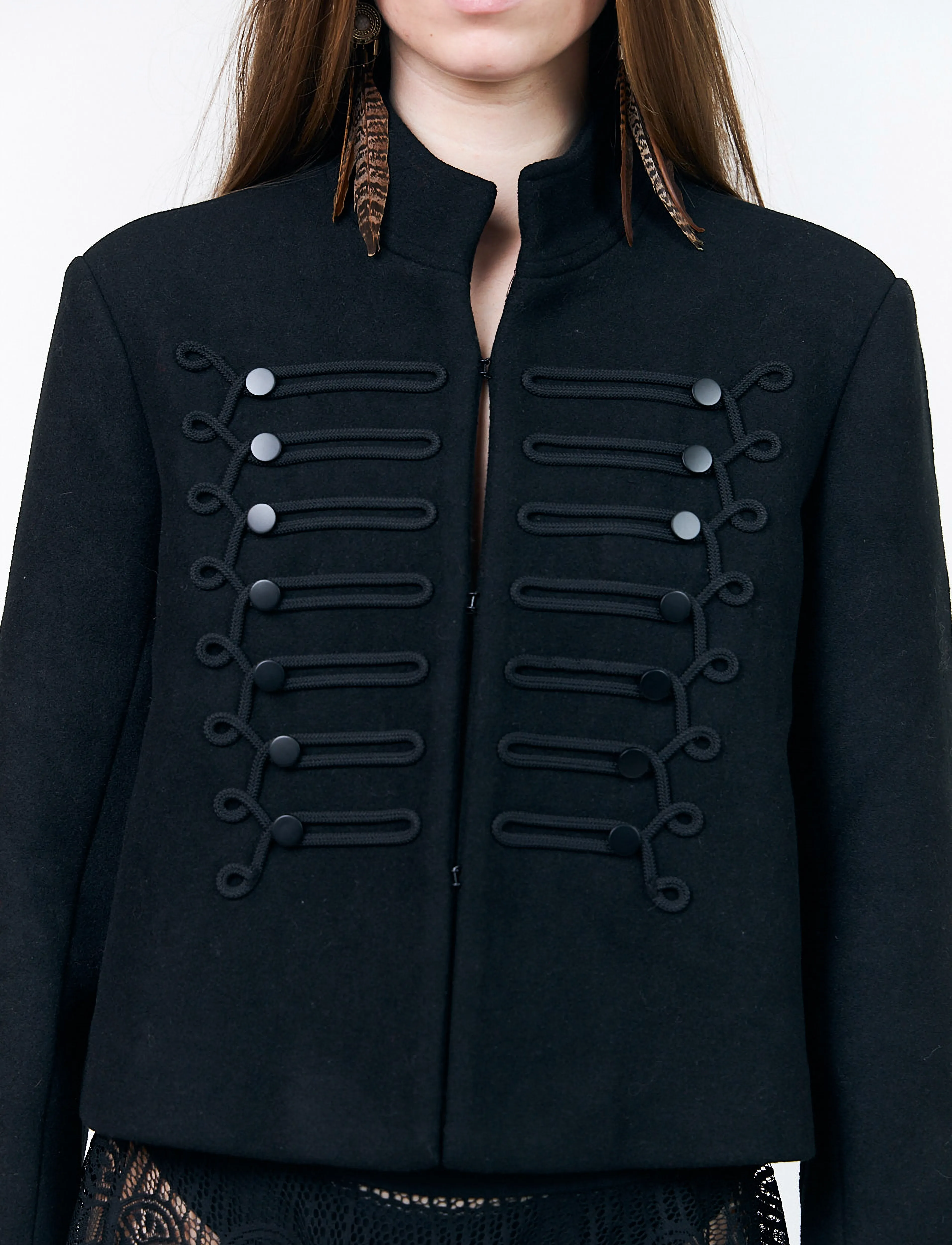 Lollys Laundry - JeromeLL Blazer LS - korta kavajer - black - 4