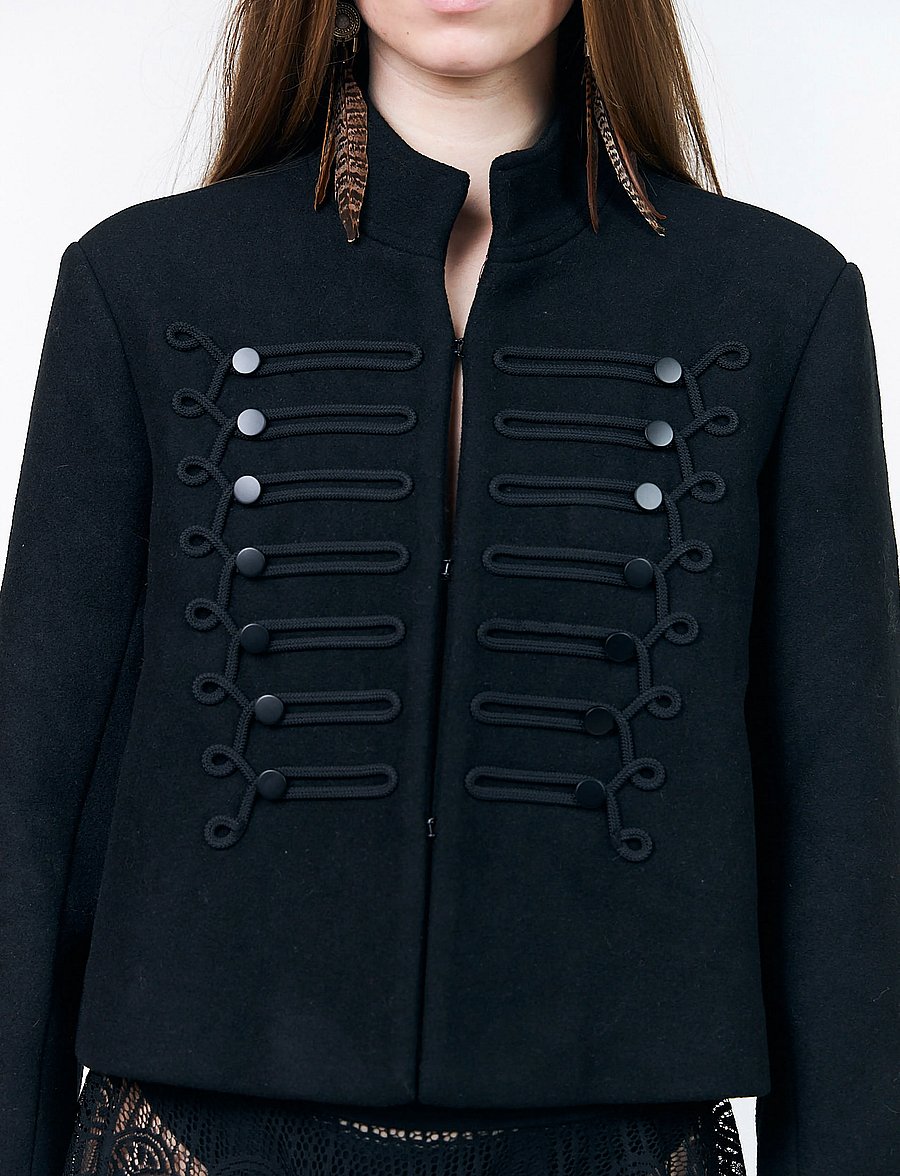 Lollys Laundry - JeromeLL Blazer LS - korta kavajer - black - 4
