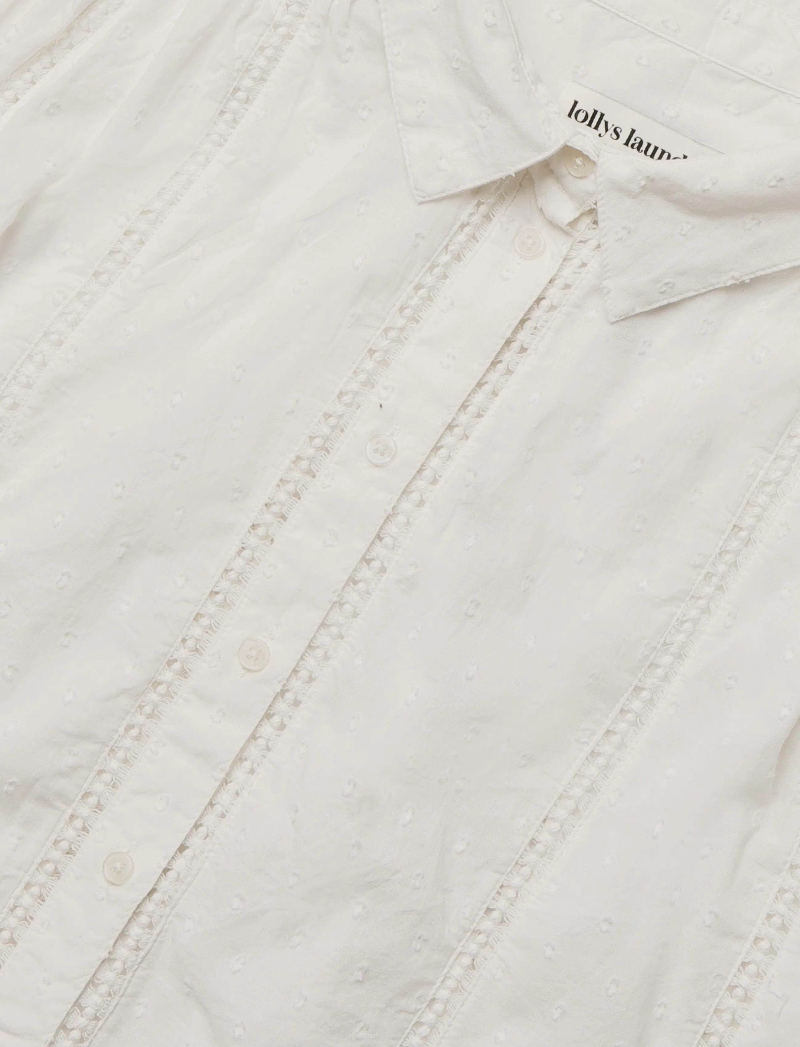 Lollys Laundry - EmLL Shirt LS - långärmade skjortor - creme - 2
