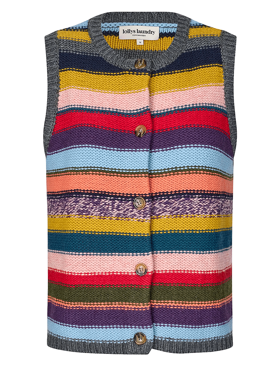 Lollys Laundry - CaitLL Knit Vest SL - multi - 1