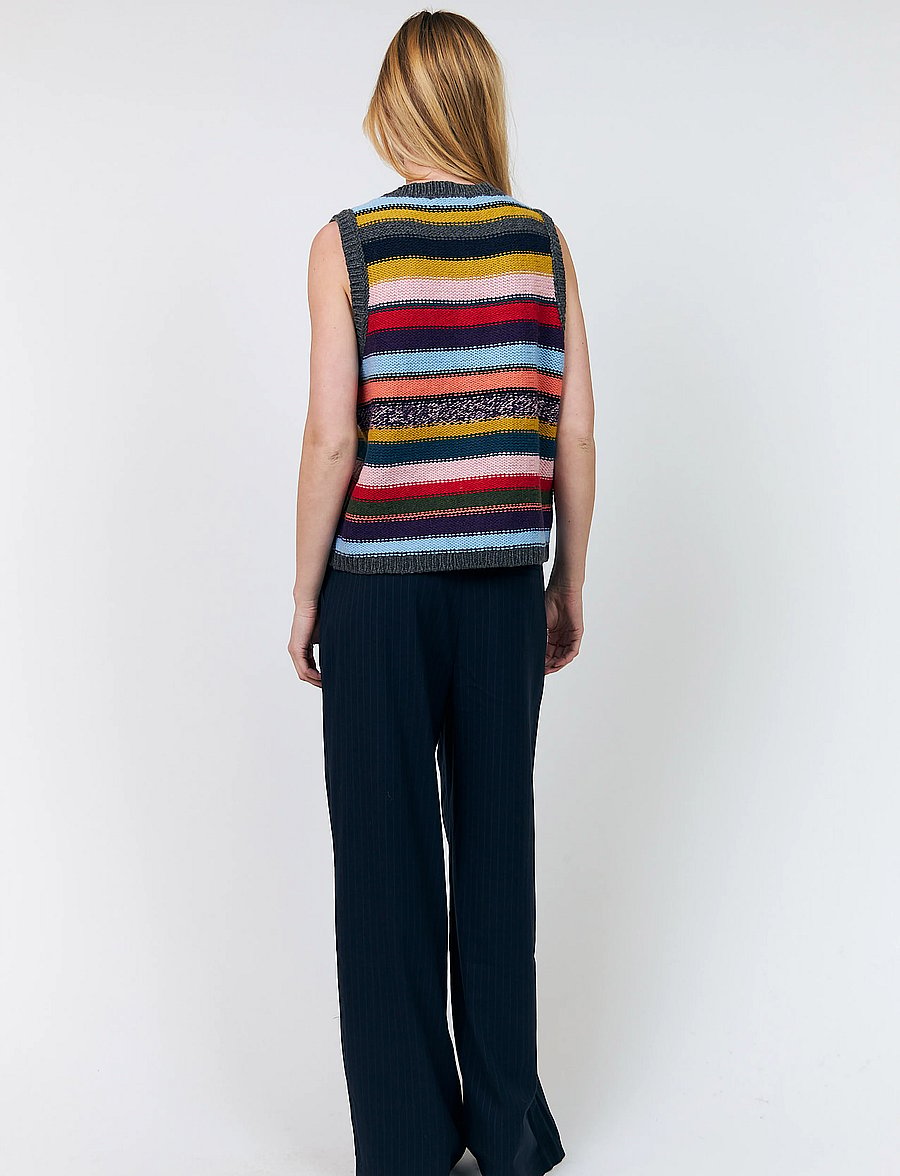 Lollys Laundry - CaitLL Knit Vest SL - multi - 3