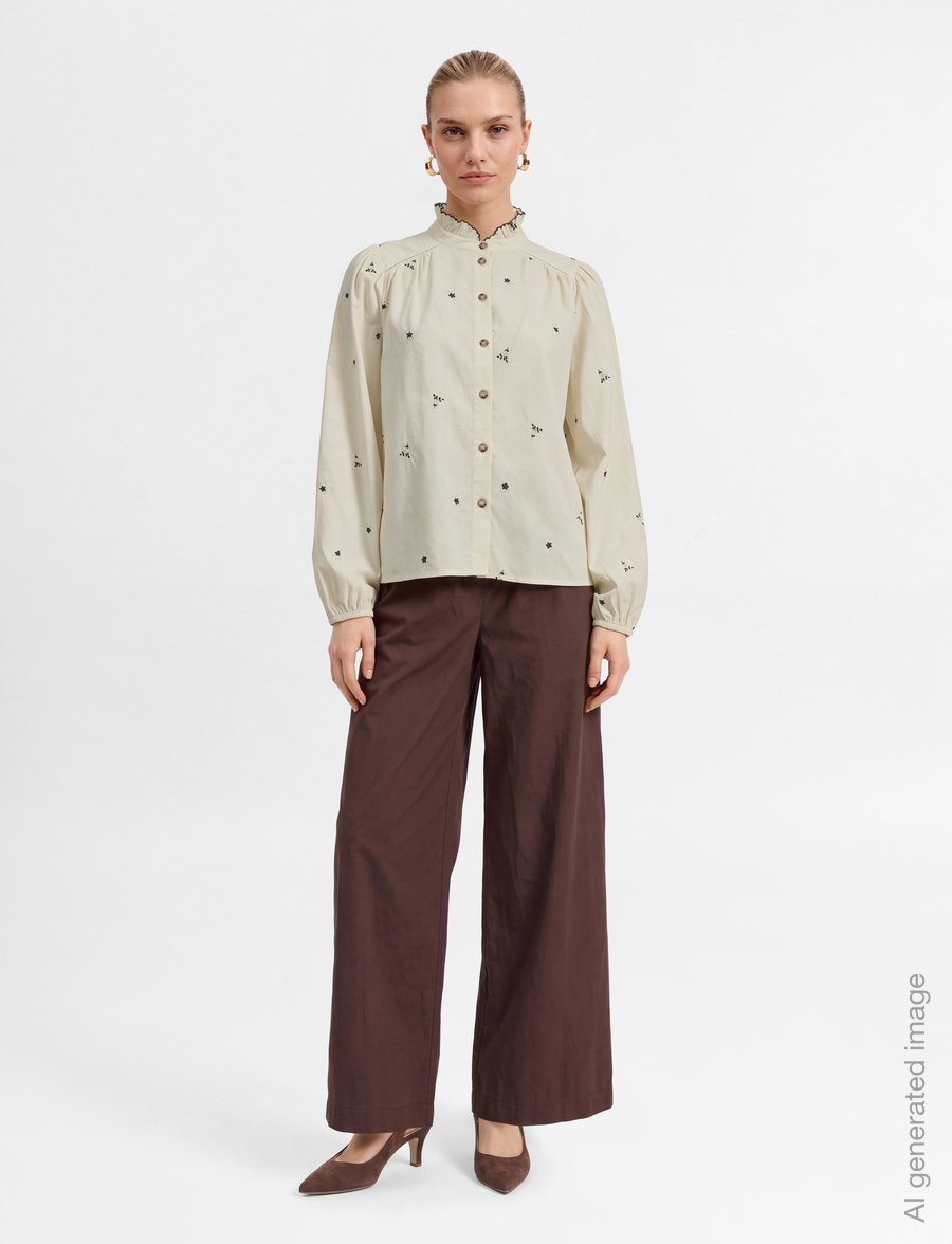 Lollys Laundry - AlessandraLL Shirt LS - langærmede skjorter - flower print - 0