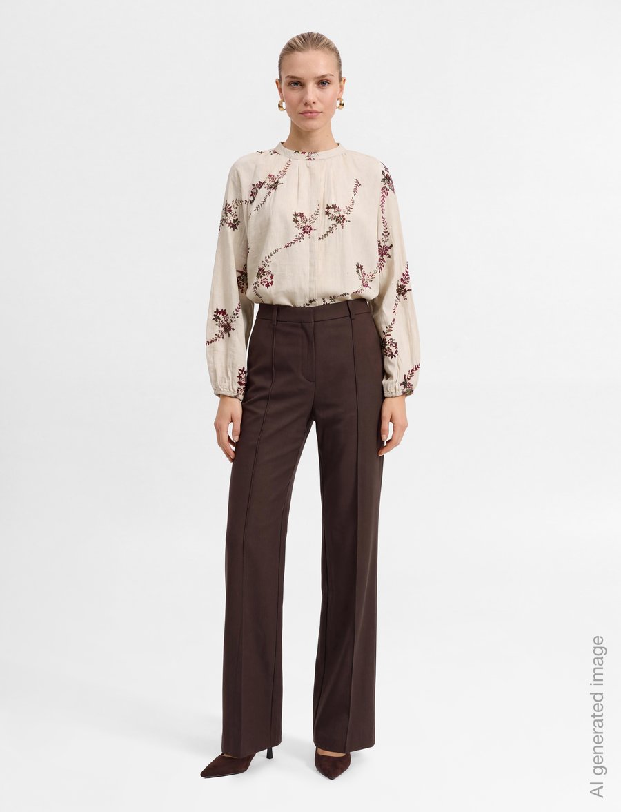 Lollys Laundry - HaileyLL Shirt LS - langærmede skjorter - creme - 0