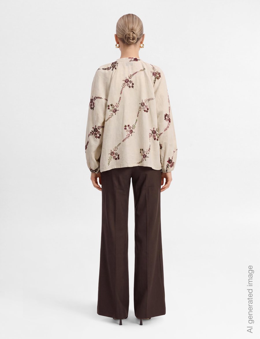 Lollys Laundry - HaileyLL Shirt LS - langærmede skjorter - creme - 4