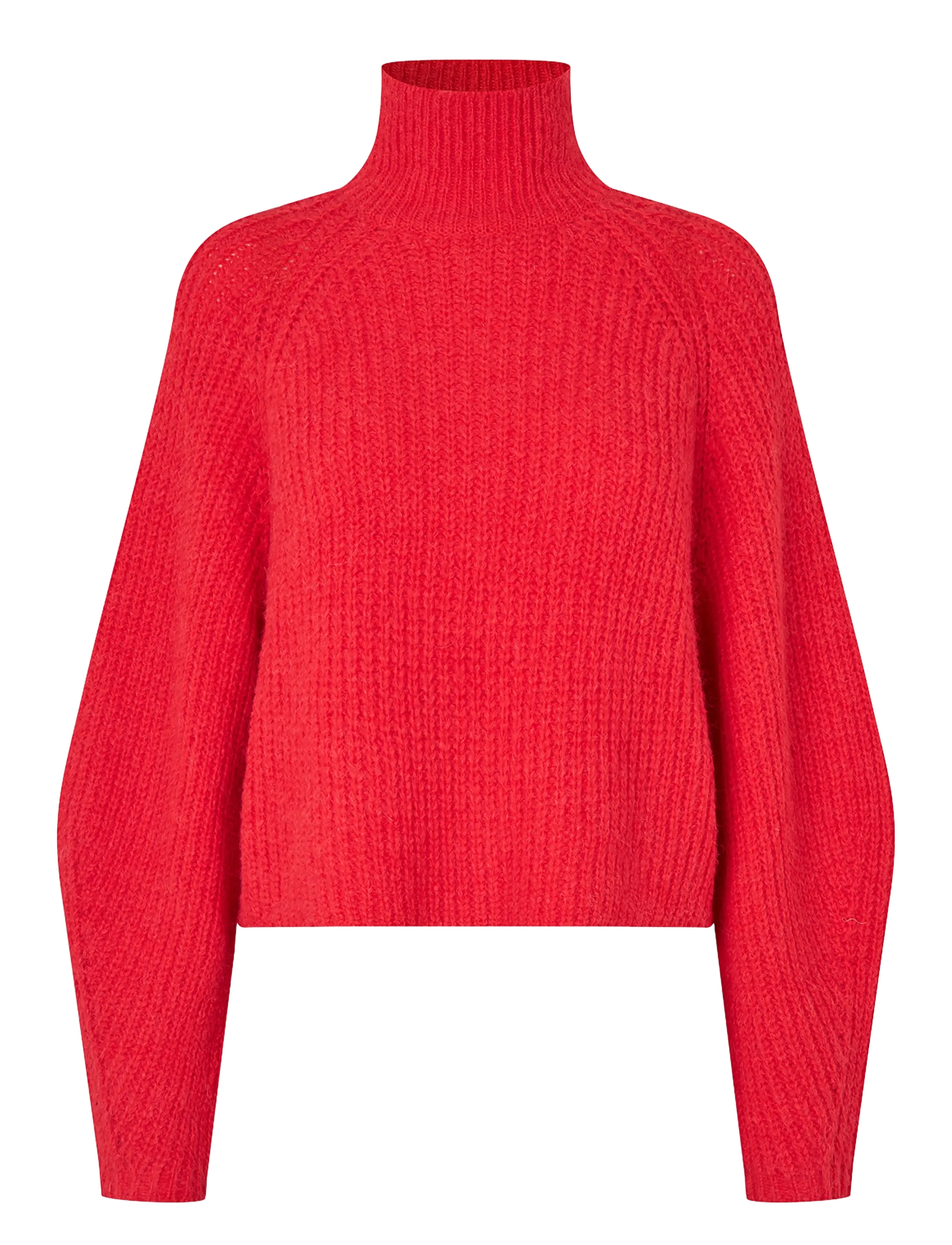 Lollys Laundry ElioLL Knit Jumper LS - Pullover - RED / red