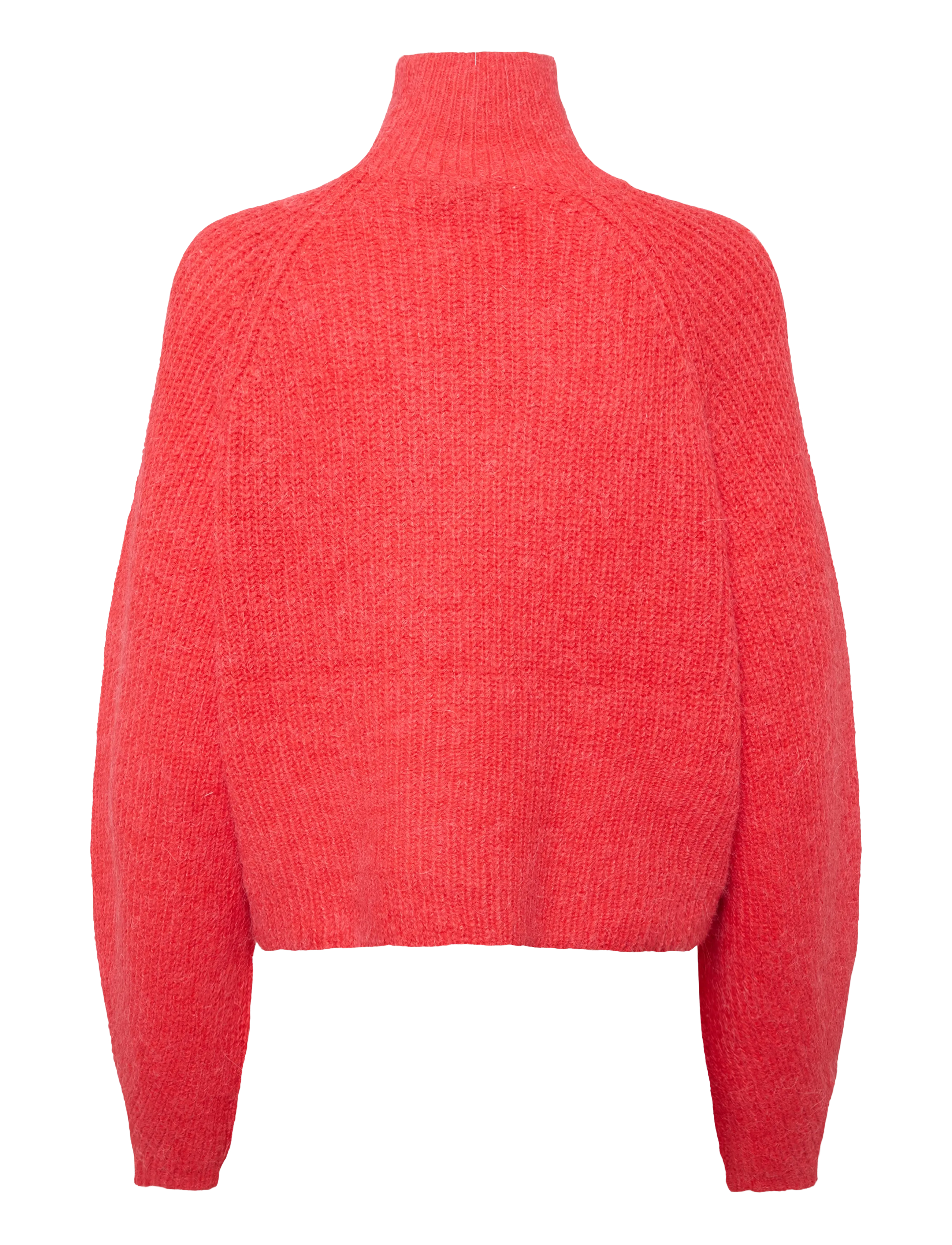 Lollys Laundry - ElioLL Knit Jumper LS - stickade tröjor - red - 2