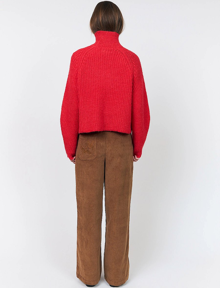 Lollys Laundry - ElioLL Knit Jumper LS - pullover - red - 2