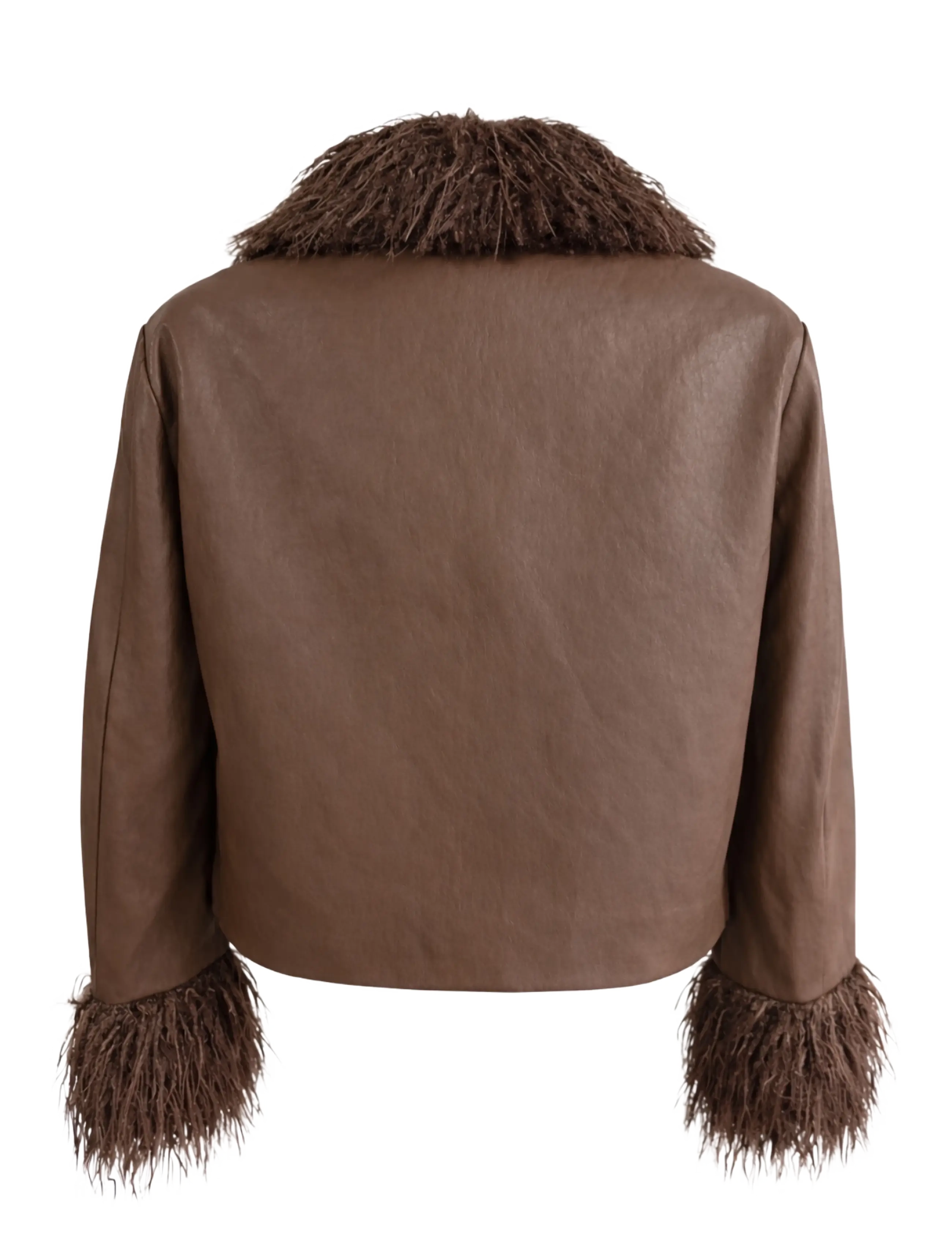 Lollys Laundry - TracyLL Jacket LS - fuskpäls - brown - 2
