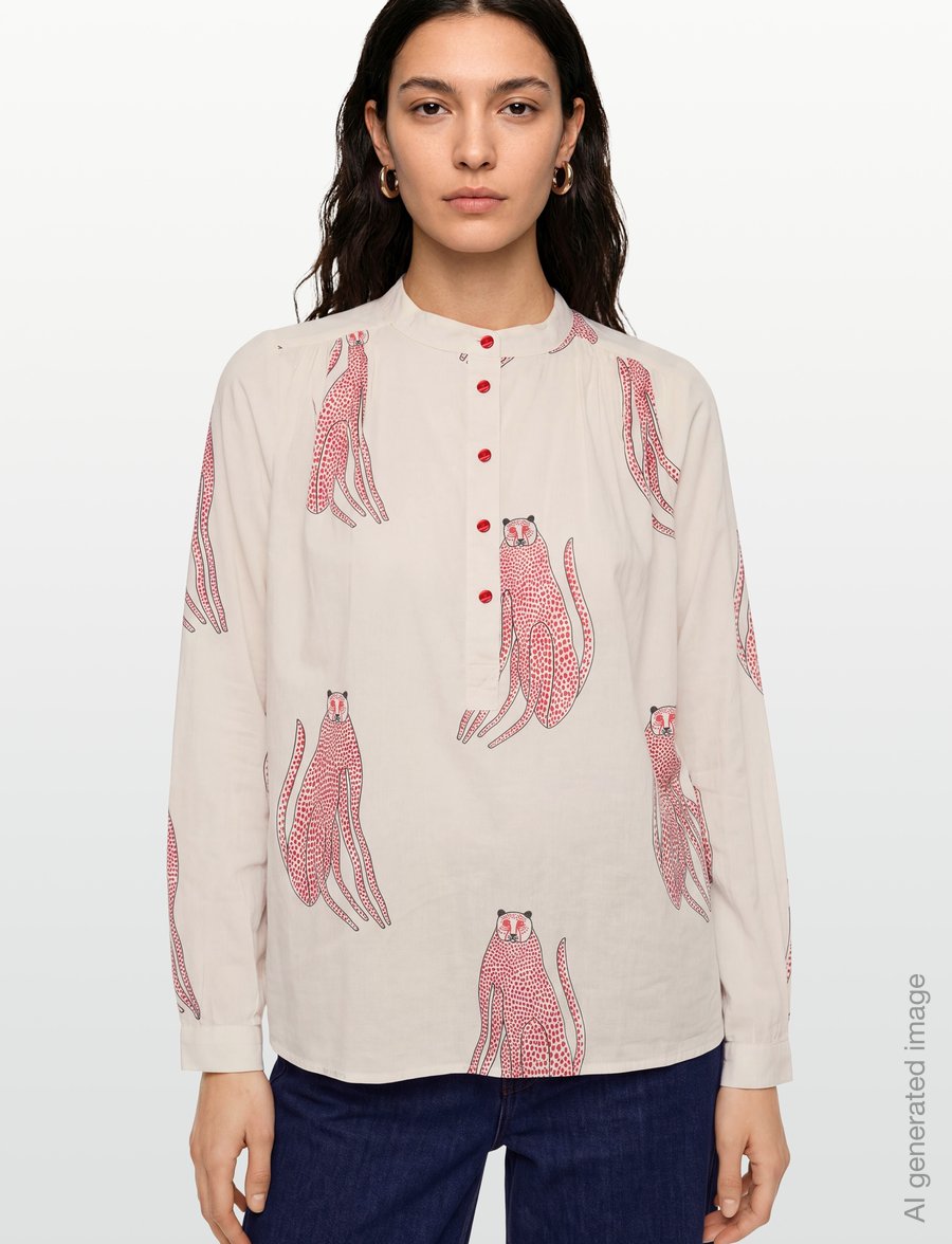 Lollys Laundry - LariLL Shirt LS - langärmlige hemden - creme - 3