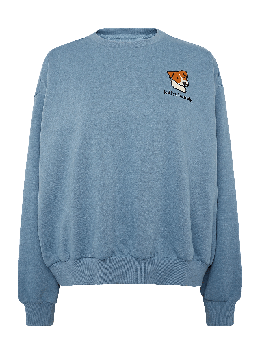 Lollys Laundry - SydneyLL Dog Sweatshirt LS - modetrender - blue melange - 1