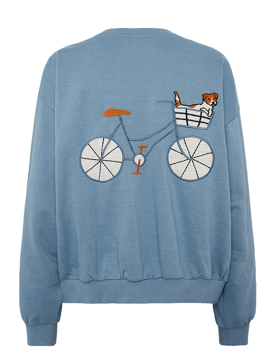 Lollys Laundry - SydneyLL Dog Sweatshirt LS - modetrender - blue melange - 2