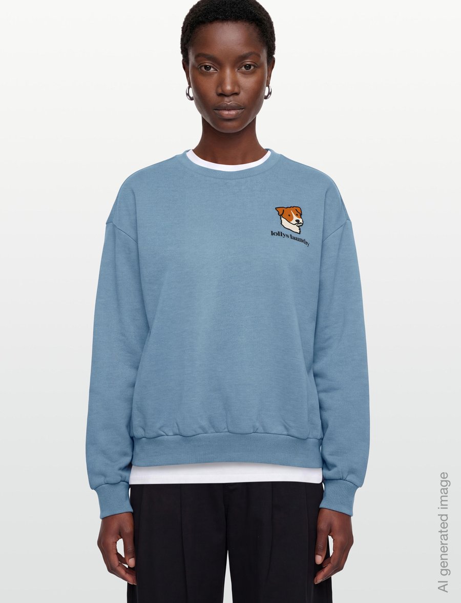 Lollys Laundry - SydneyLL Dog Sweatshirt LS - modetrender - blue melange - 3