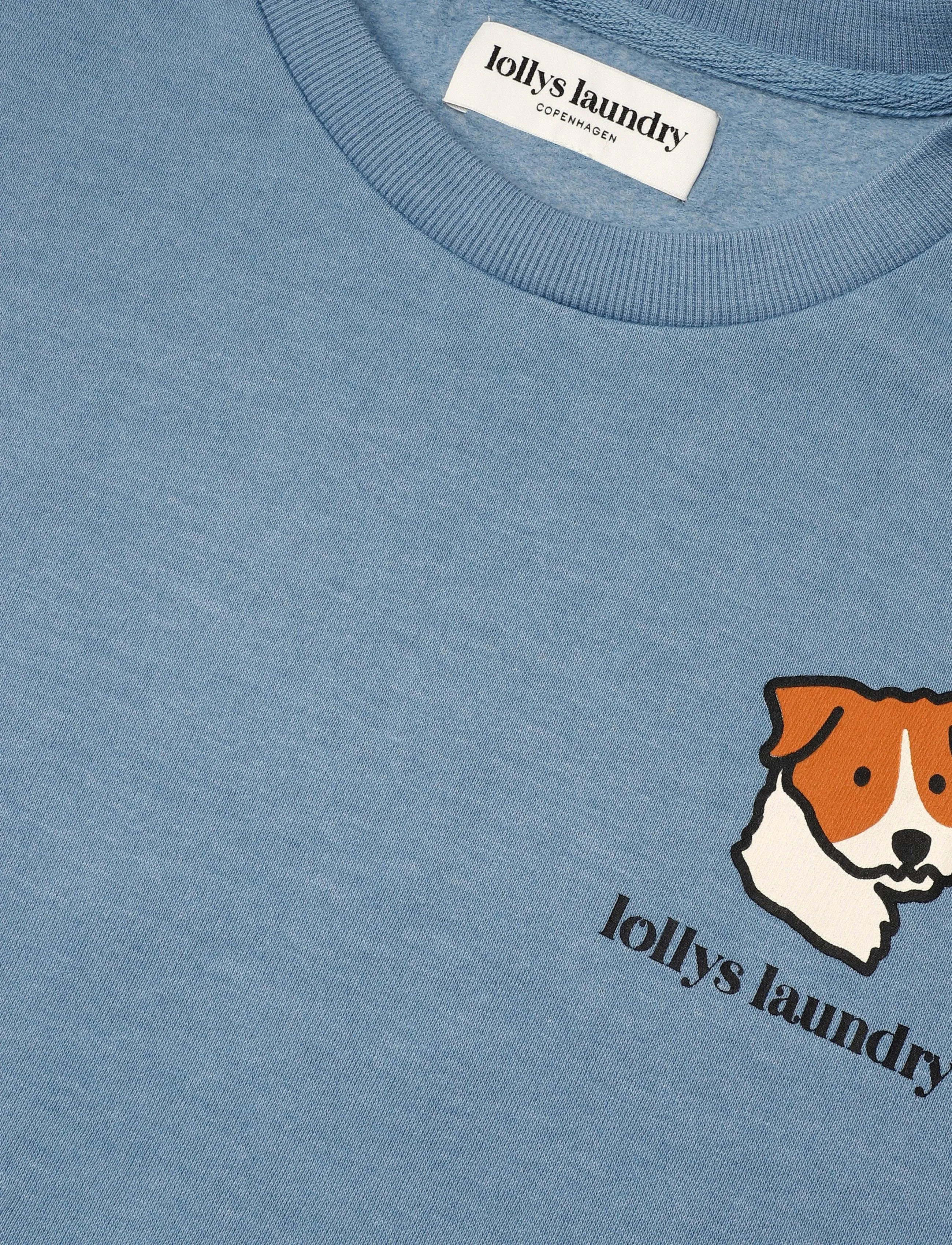 Lollys Laundry - SydneyLL Dog Sweatshirt LS - modetrender - blue melange - 5
