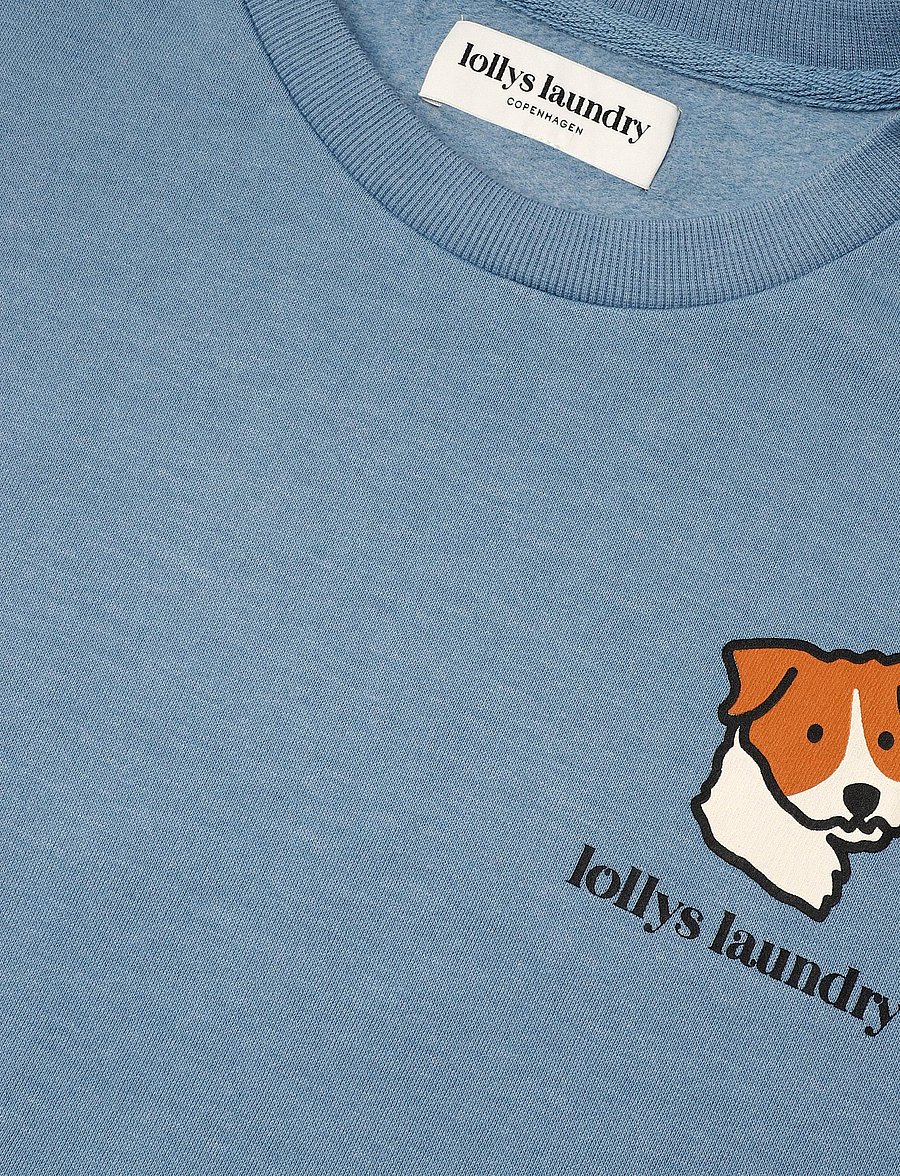 Lollys Laundry - SydneyLL Dog Sweatshirt LS - modetrender - blue melange - 5