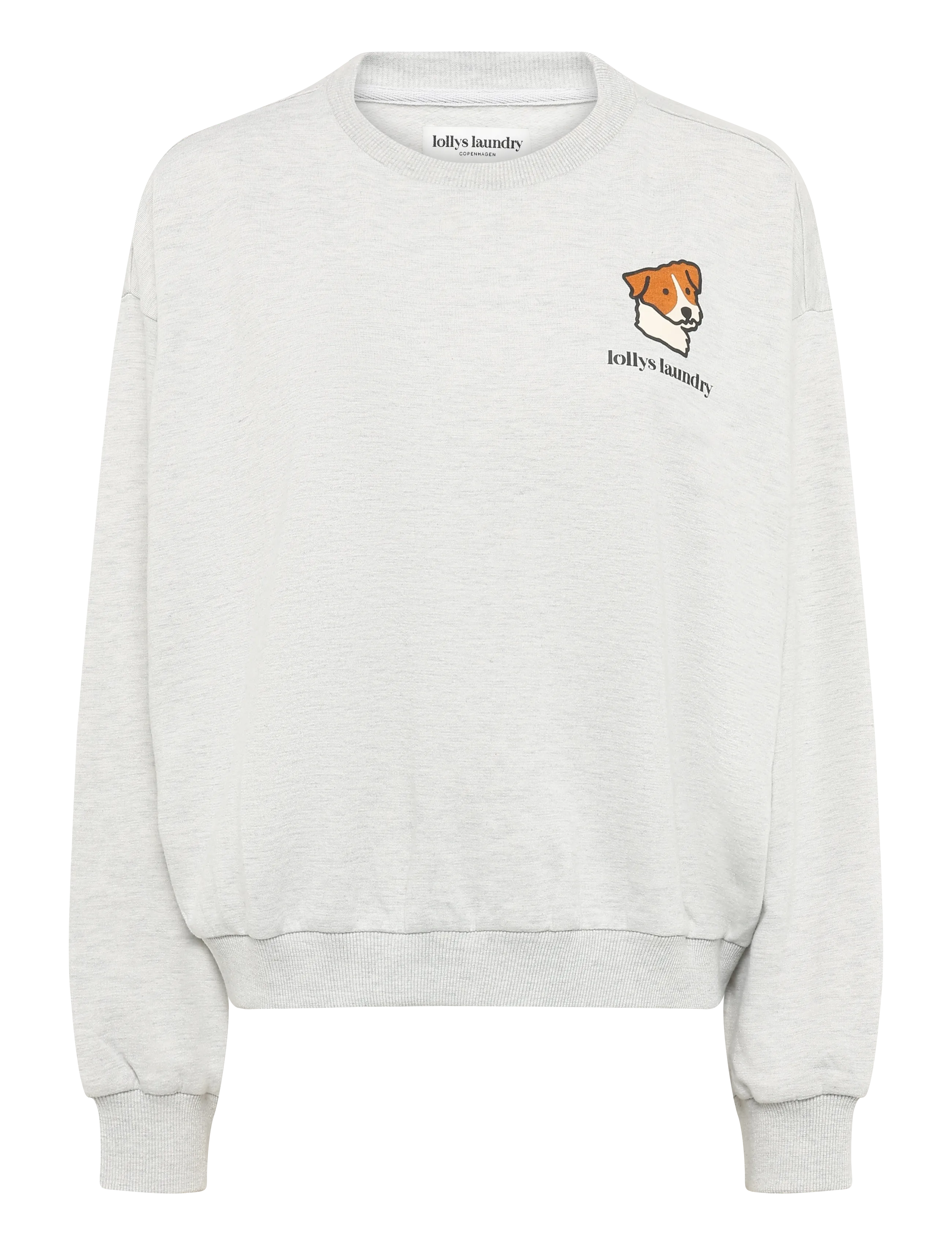 Lollys Laundry SydneyLL Dog Sweatshirt LS - Sweatshirts - LIGHT GREY MELANGE / grey