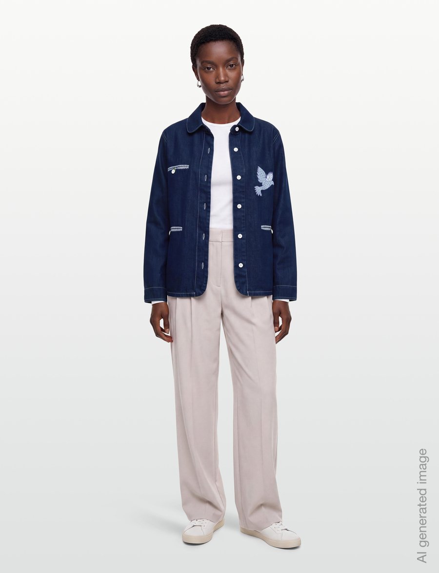 Lollys Laundry - EddaLL Jacket LS - kevadjoped - dark blue - 0