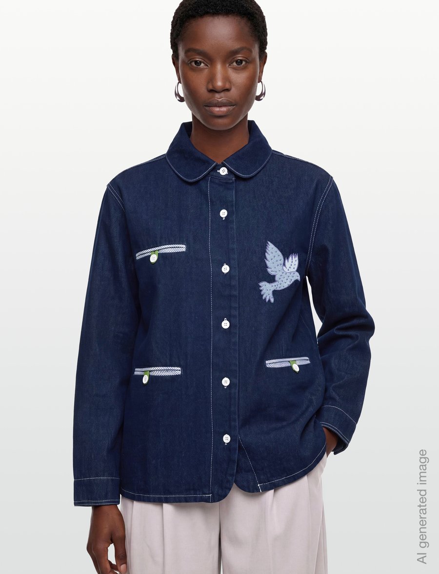 Lollys Laundry - EddaLL Jacket LS - kevadjoped - dark blue - 3