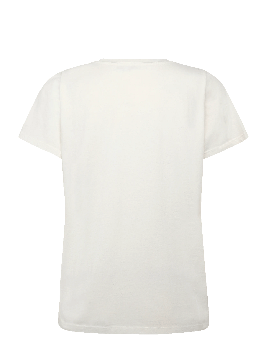 Lollys Laundry - RomaLL Cat T-Shirt - t-särgid - white - 2