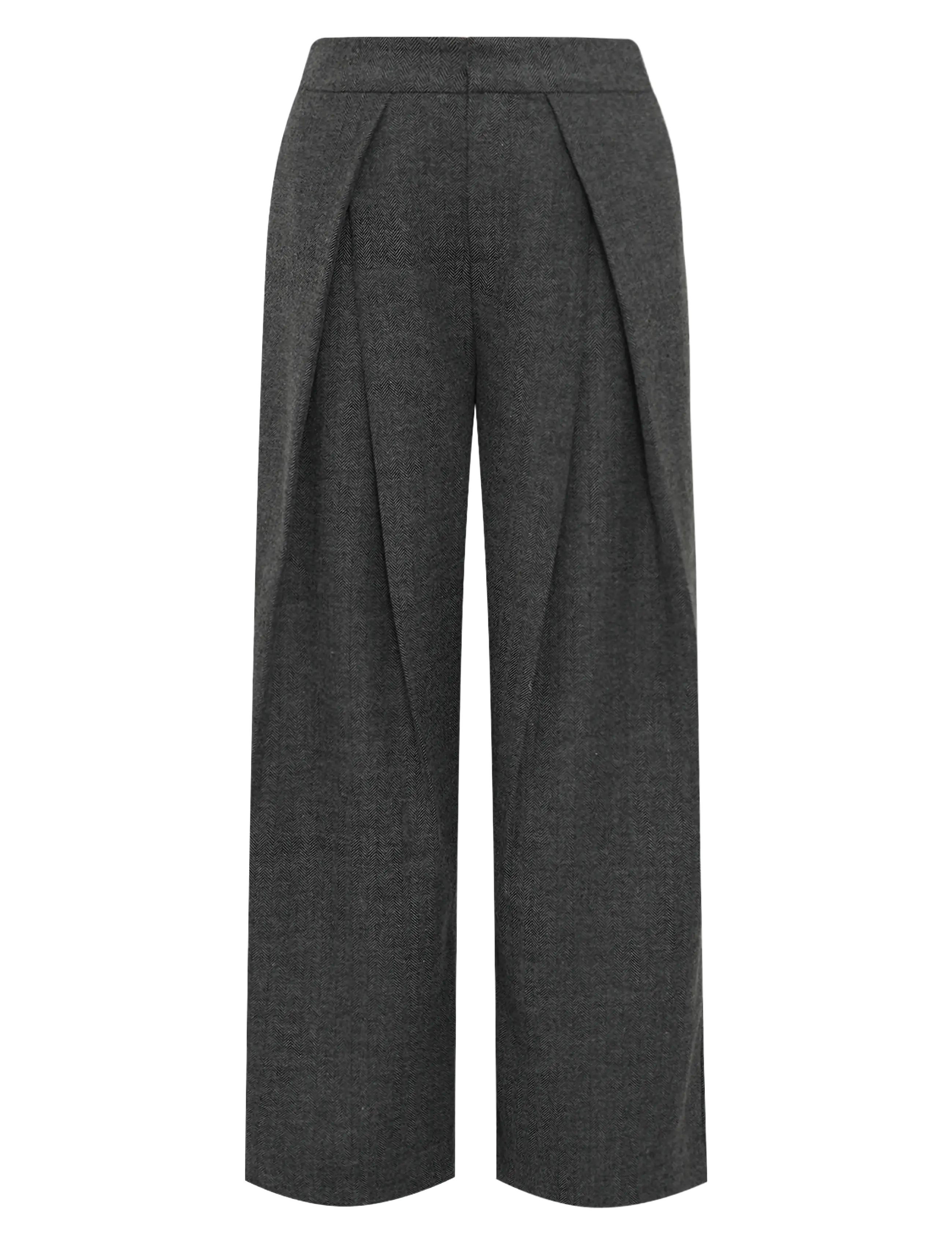 Lollys Laundry - ZolaLL Pants - dark grey melange - 1