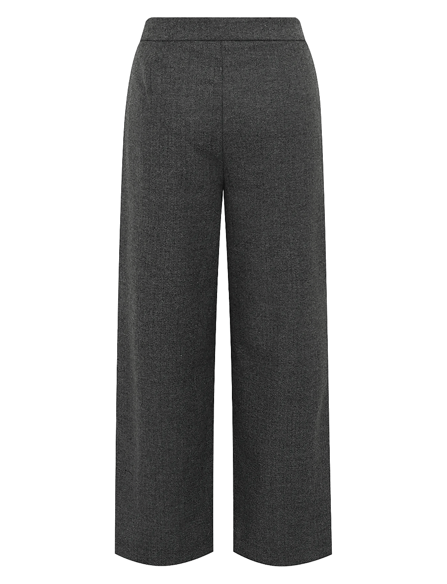 Lollys Laundry - ZolaLL Pants - poolpikad püksid - dark grey melange - 2