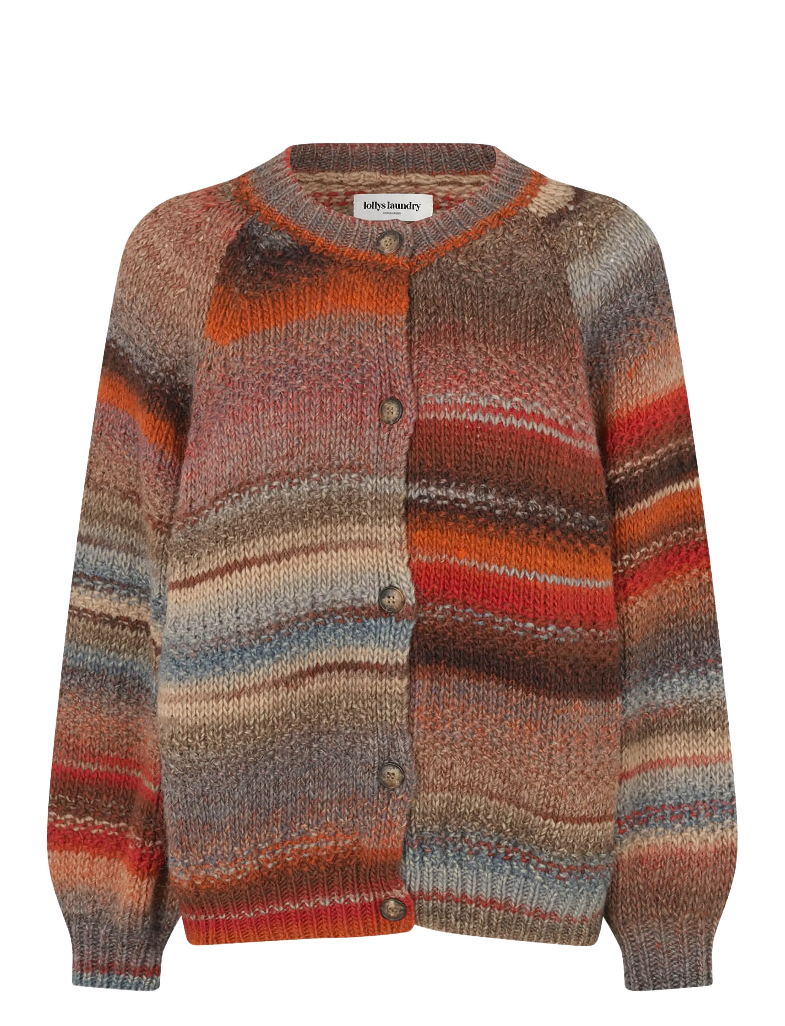 Lollys Laundry PadovaLL Knit Cardigan - Knitwear - RUST / multi