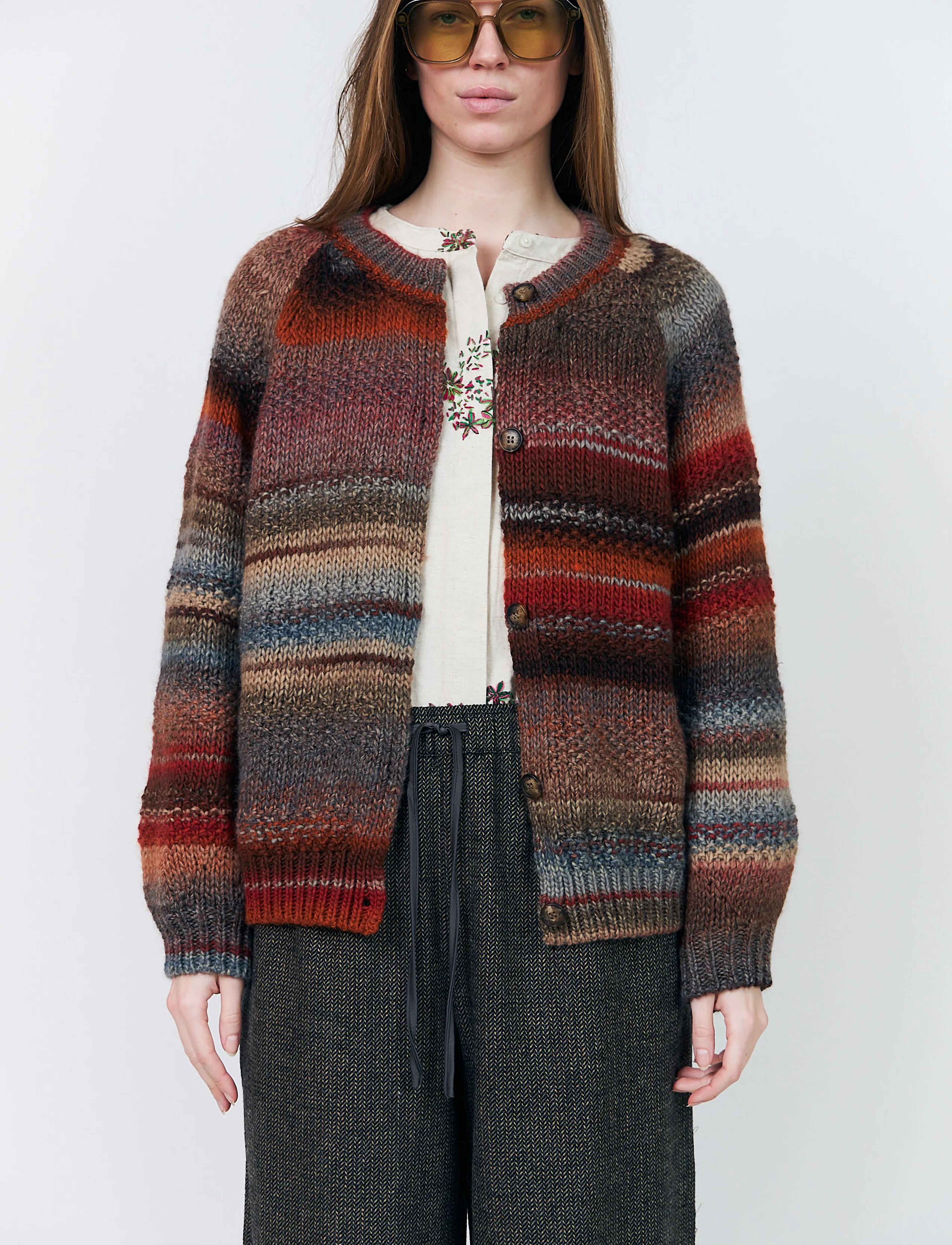 Lollys Laundry - PadovaLL Knit Cardigan - rust - 3