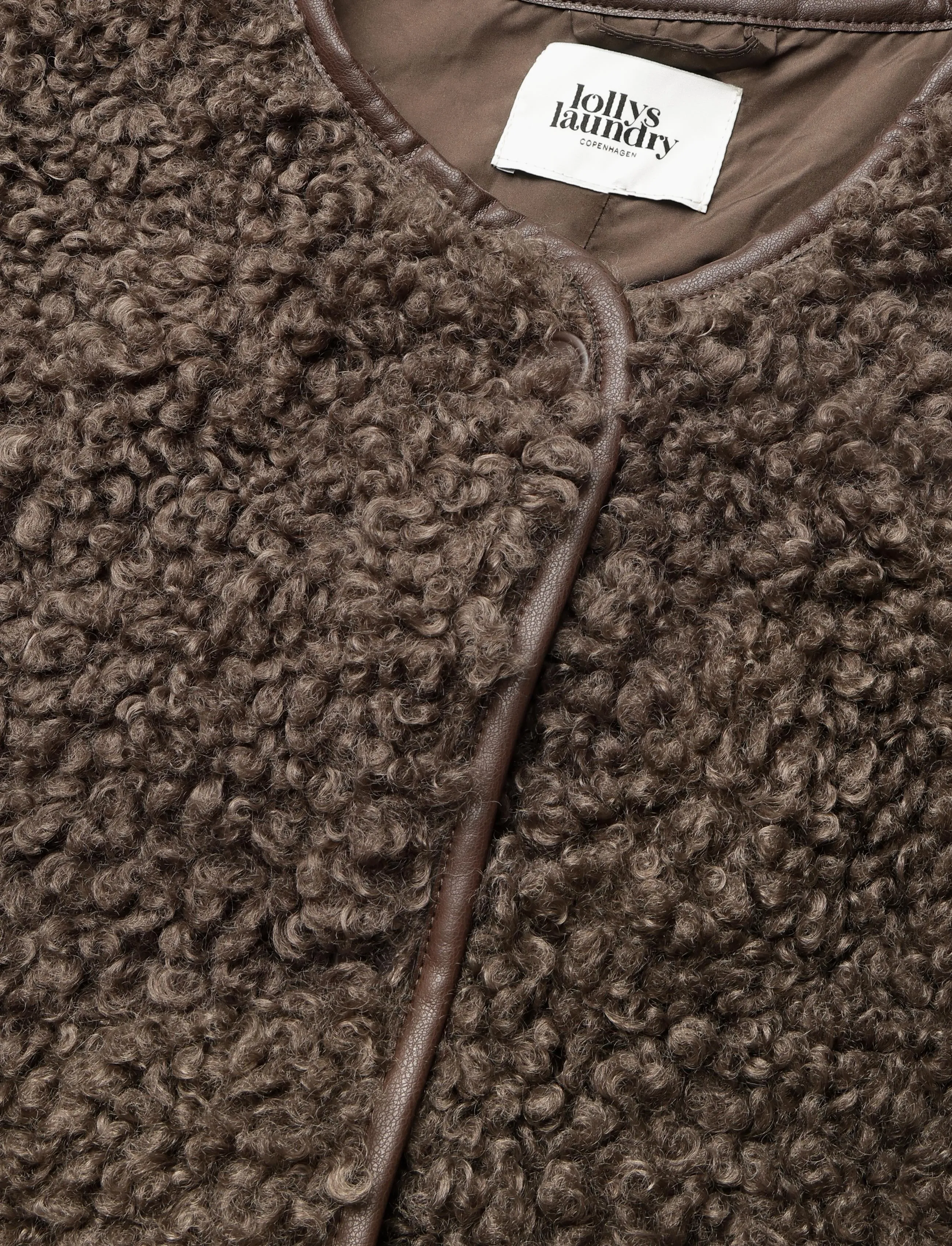 Lollys Laundry - VadaLL Vest SL - fleece- och teddyvästar - dark mokka - 5