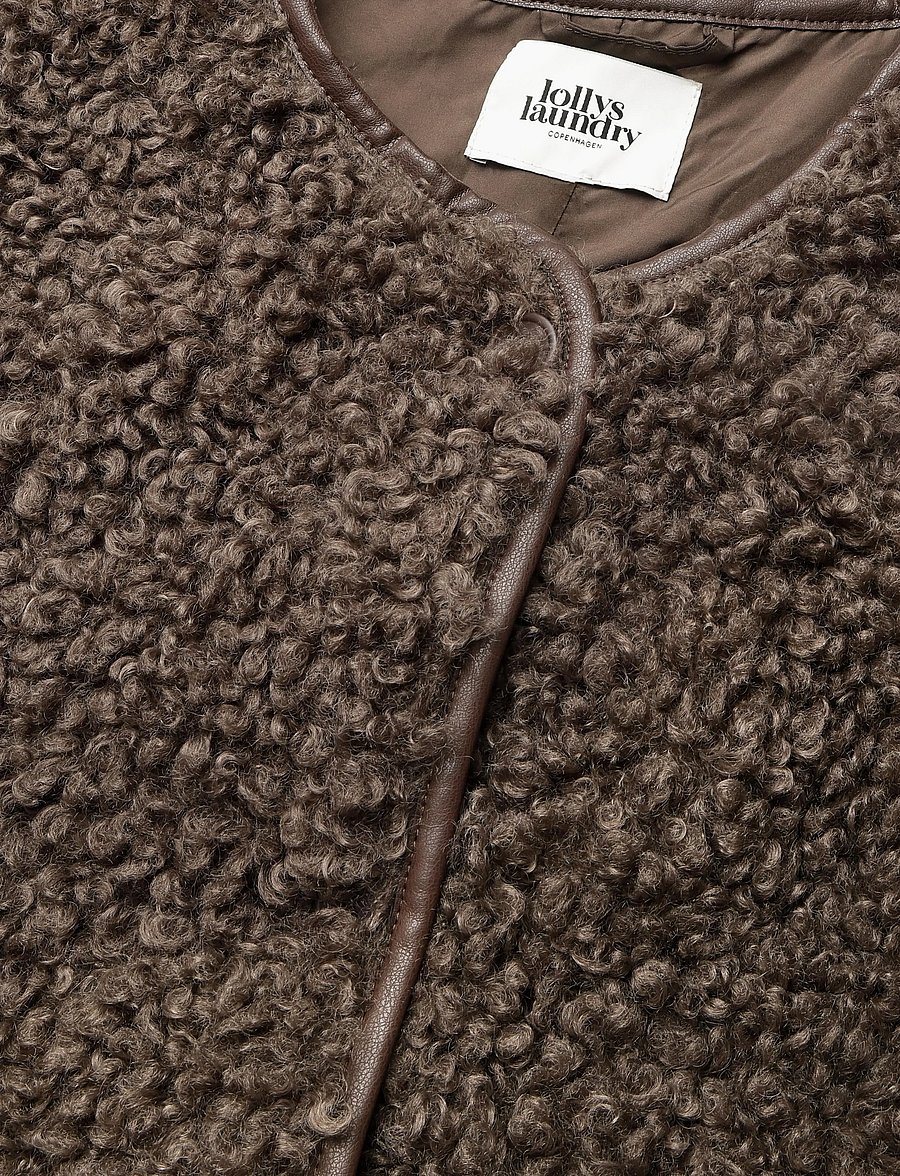 Lollys Laundry - VadaLL Vest SL - fleece- och teddyvästar - dark mokka - 5