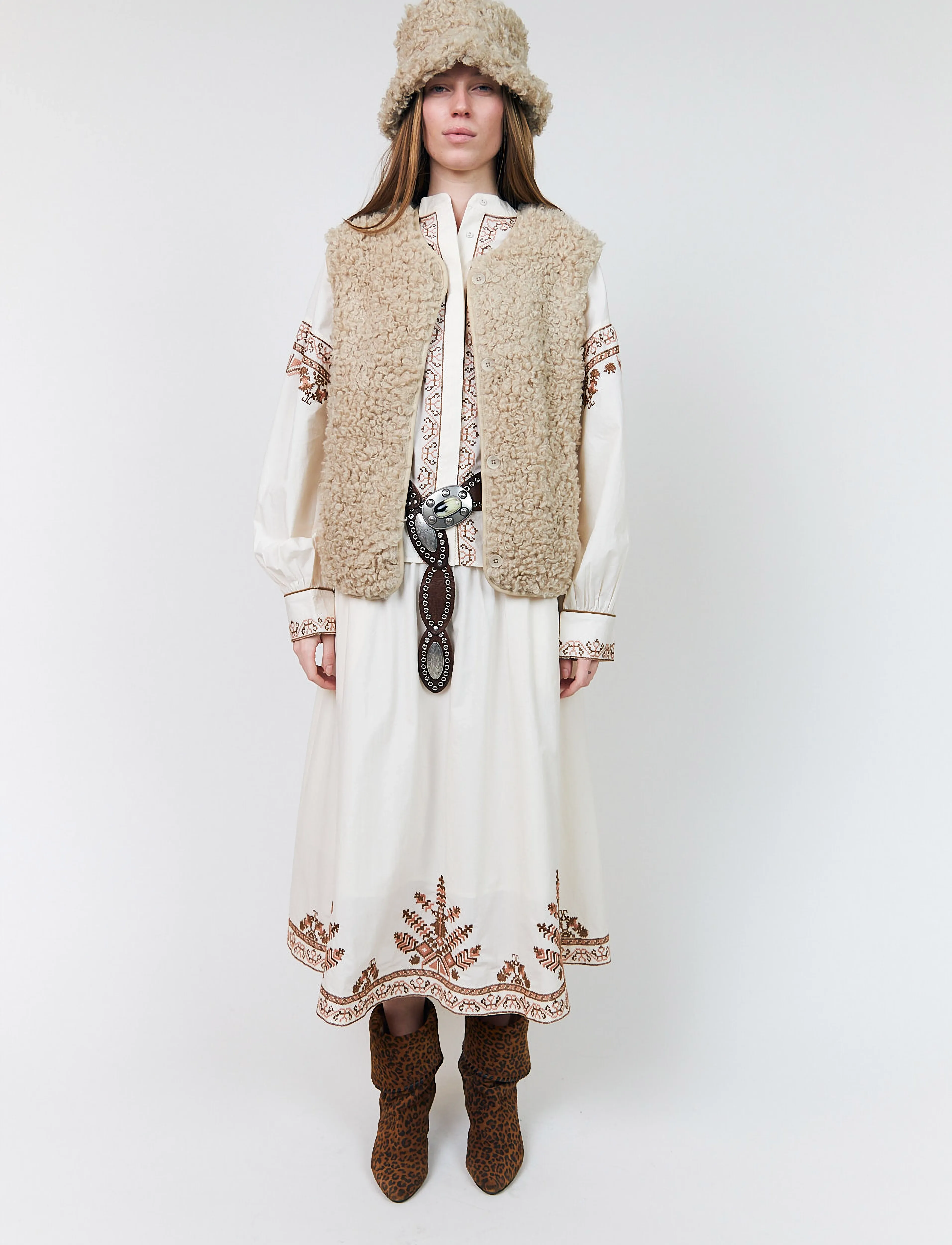 Lollys Laundry Vadall Vest Sl, XL, Beige, Veste > Fleece & Teddy Veste, Dame