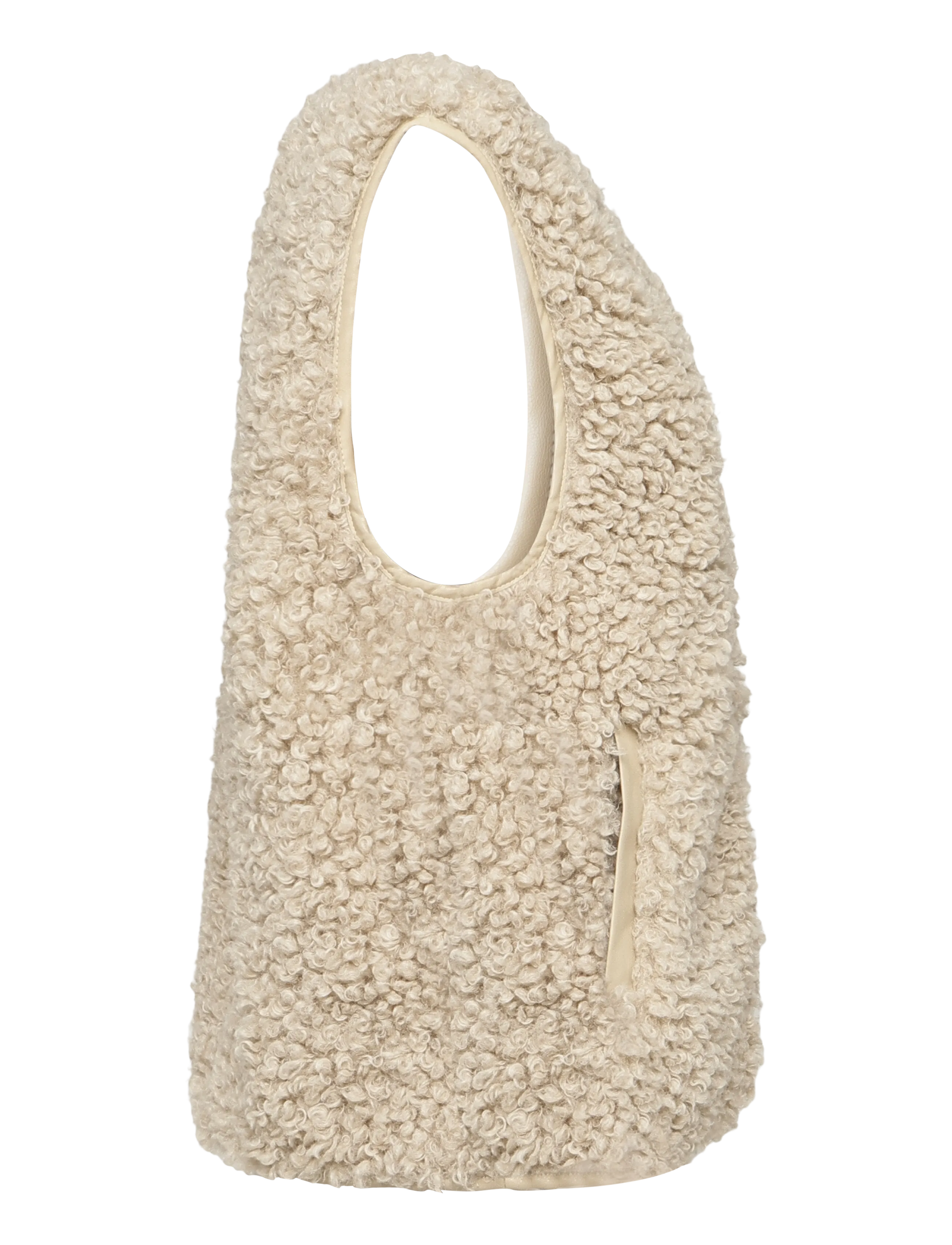 Lollys Laundry - VadaLL Vest SL - teddy-vestid - sand - 4