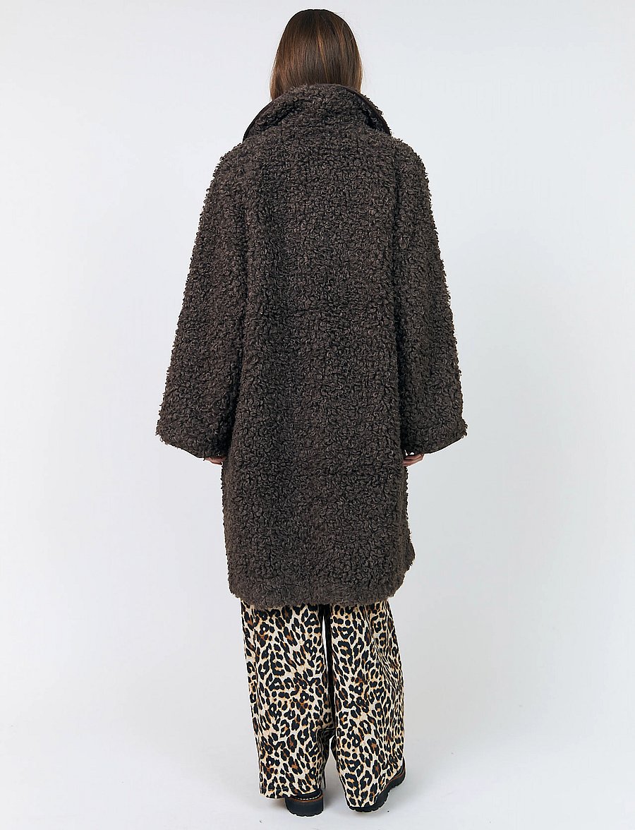 Lollys Laundry - DooLL Jacket LS - kappor - dark mokka - 3